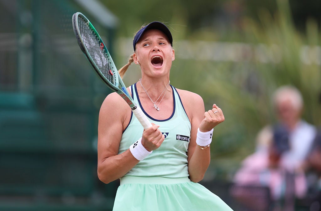 Yastremka is the first Ukrainian player to reach a WTA Tour final on grass in 17 years