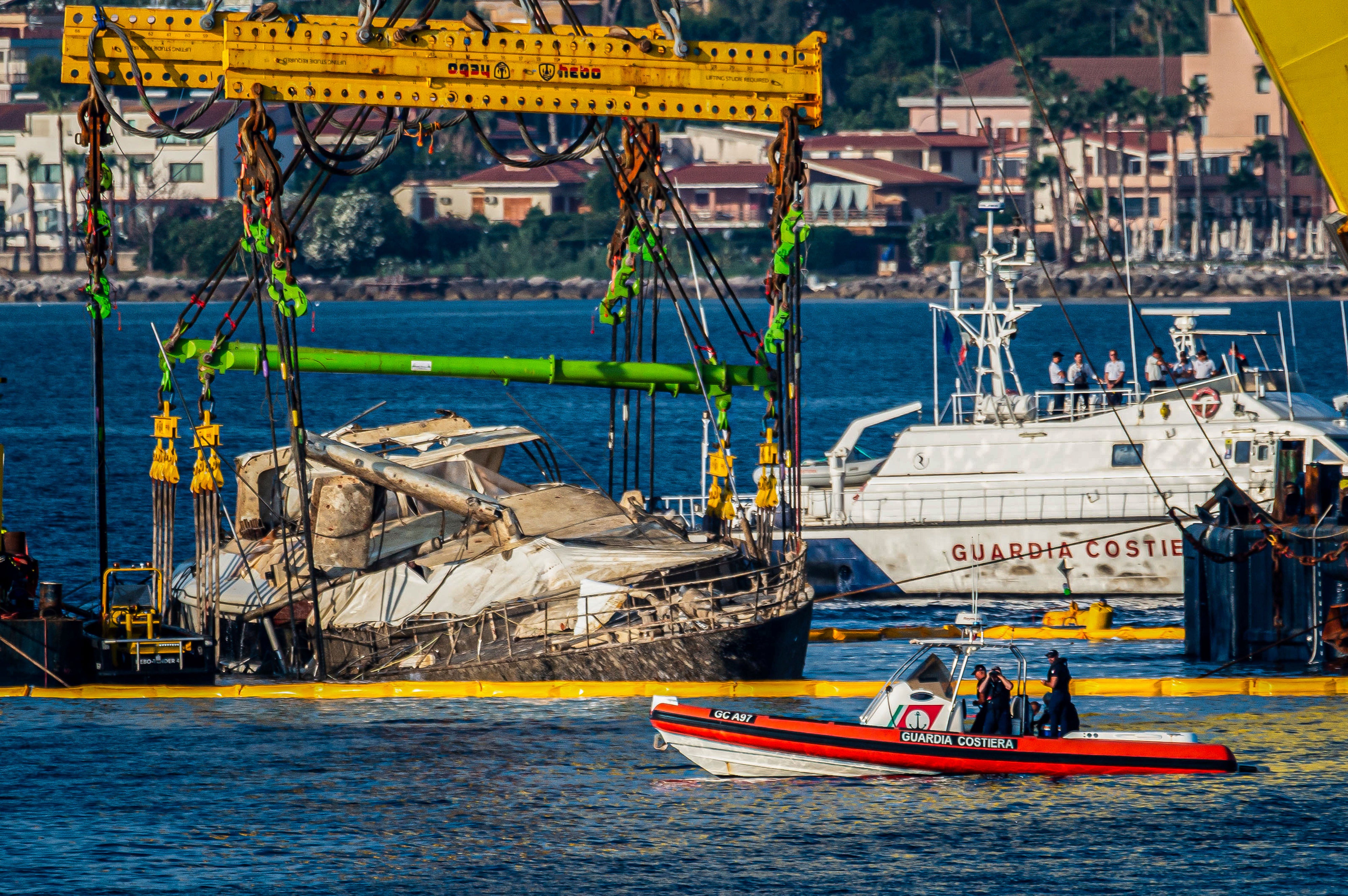 APTOPIX Italy Britain Superyacht