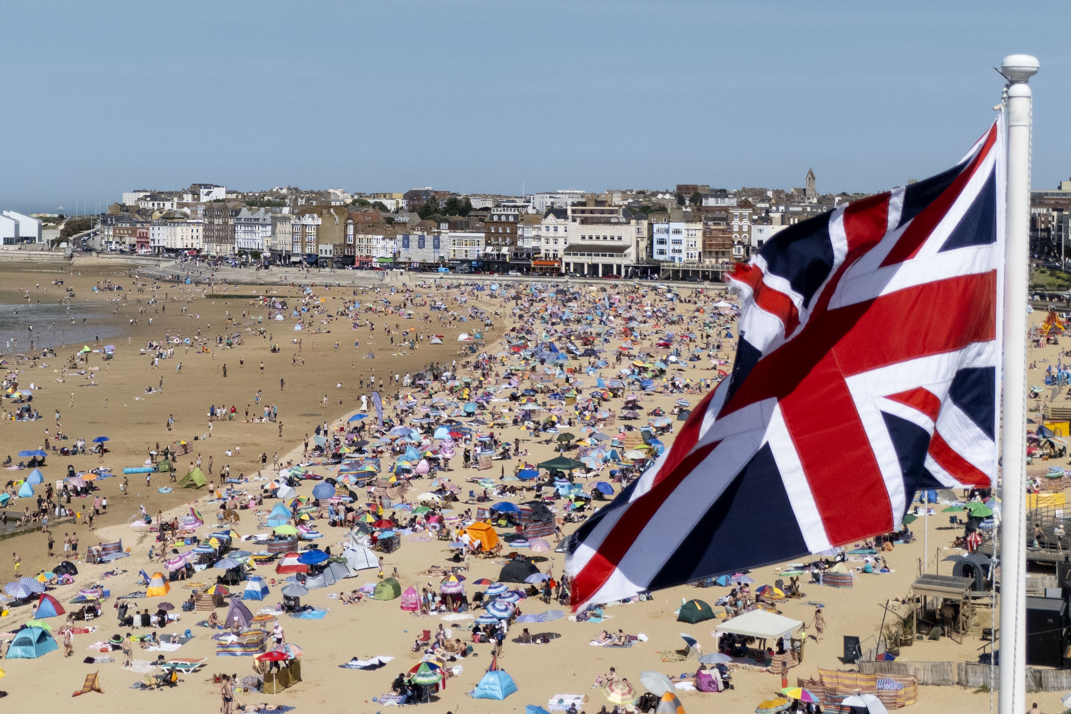 Sunday’s weather is forecast to be slightly cooler than Saturday, the Met Office said (Gareth Fuller/:PA)