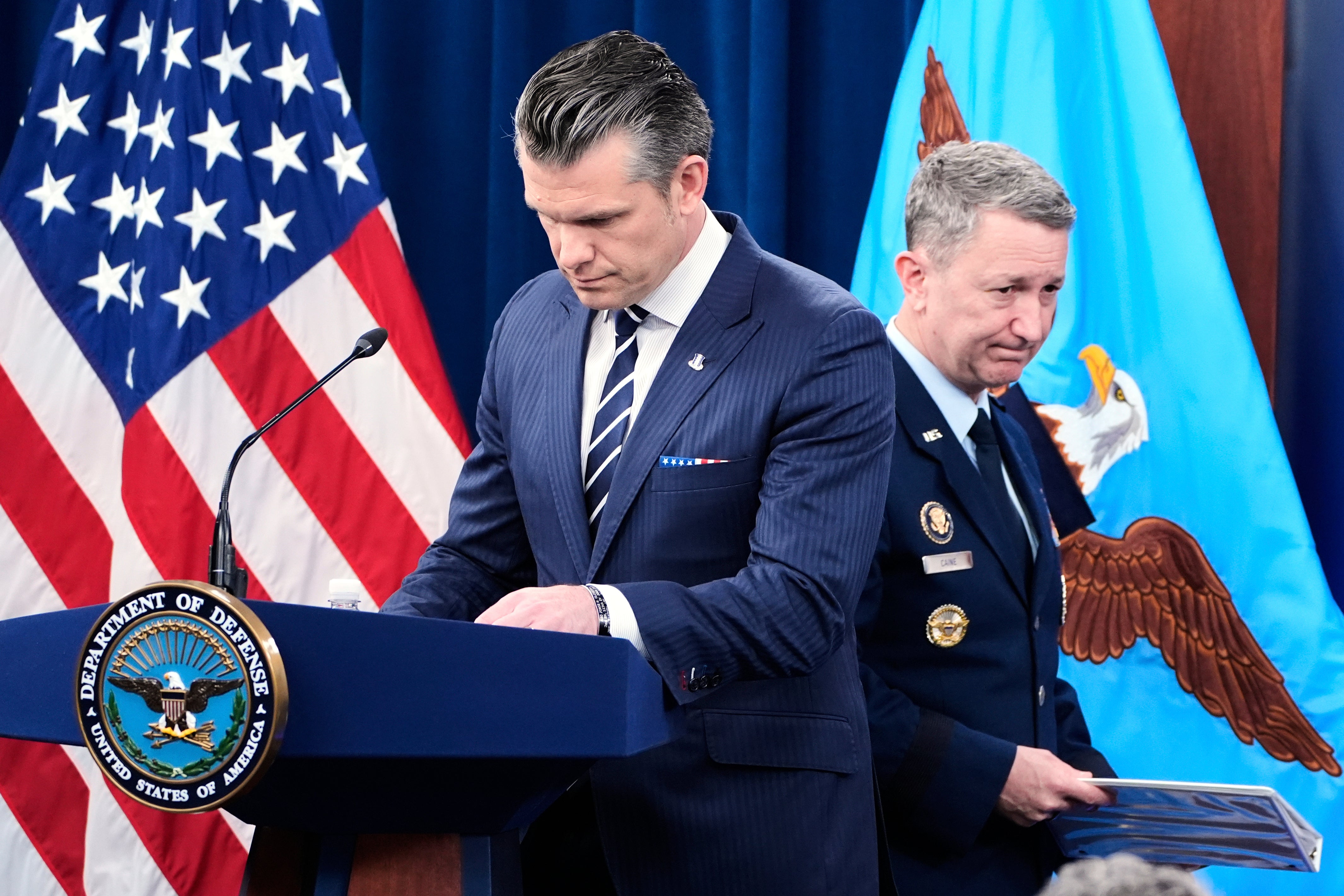 Defense Secretary Pete Hegseth outlined the strike against Iranian nuclear sites on Sunday