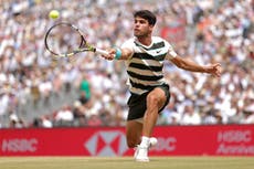 Carlos Alcaraz v Jiri Lehecka live: Tennis score and latest updates from Queen’s final