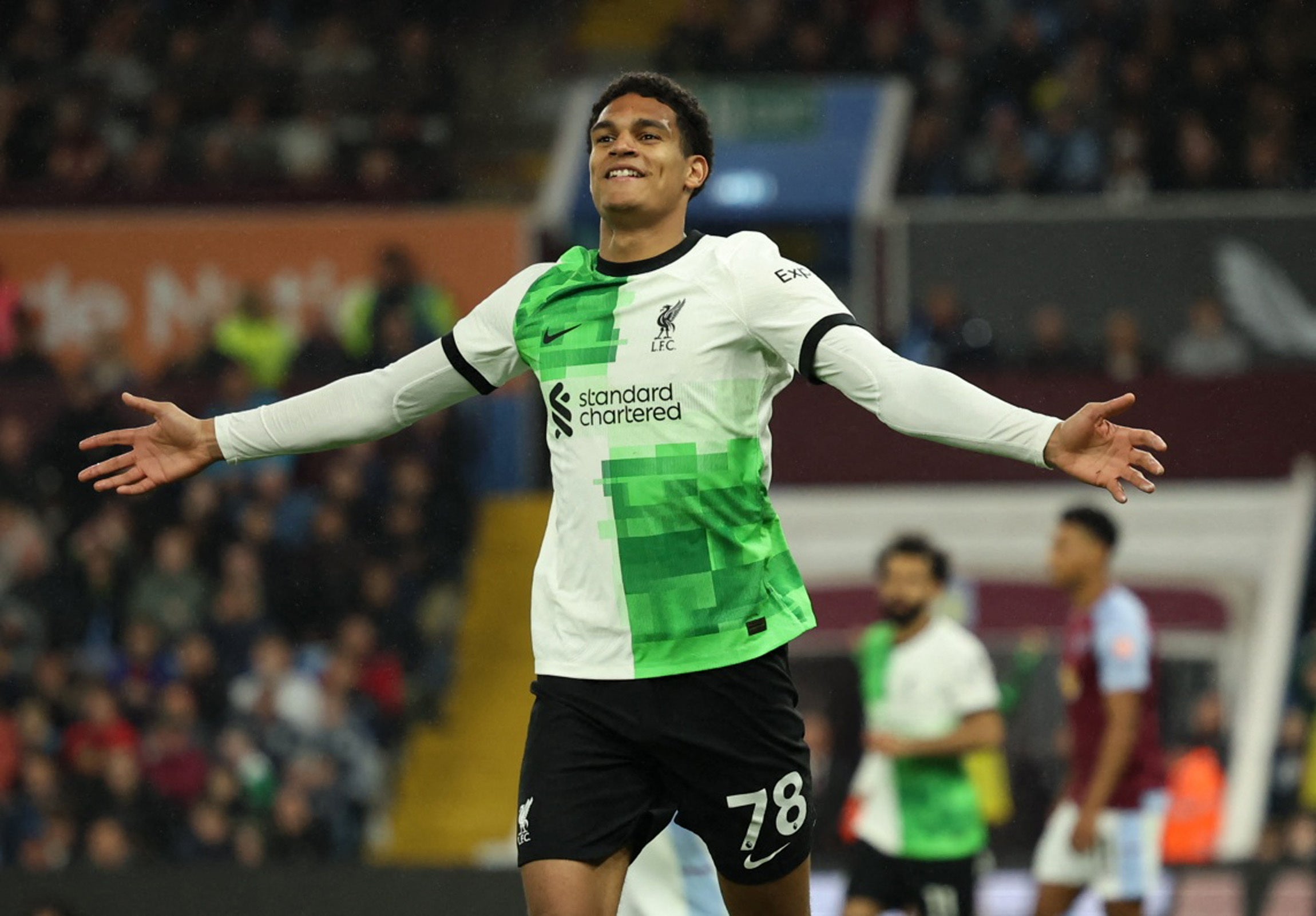 <p>Jarell Quansah looks set to join Bayer Leverkusen after the club agreed a fee with Liverpool</p>