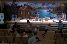 Michigan church shooting: Minister ran over gunman before security guard shot him dead, pastor says