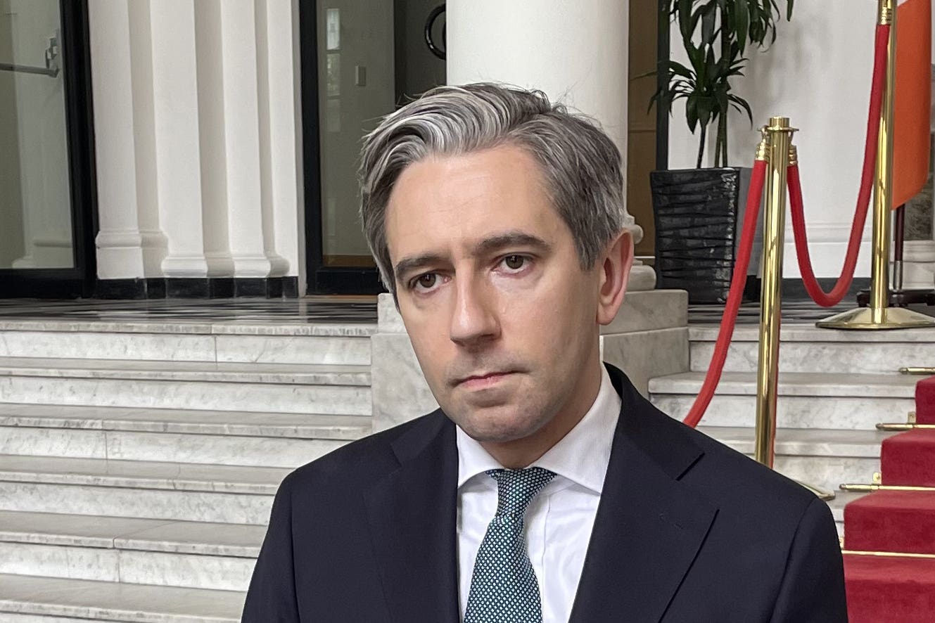 Tanaiste Simon Harris urged talks over the crisis (PA)