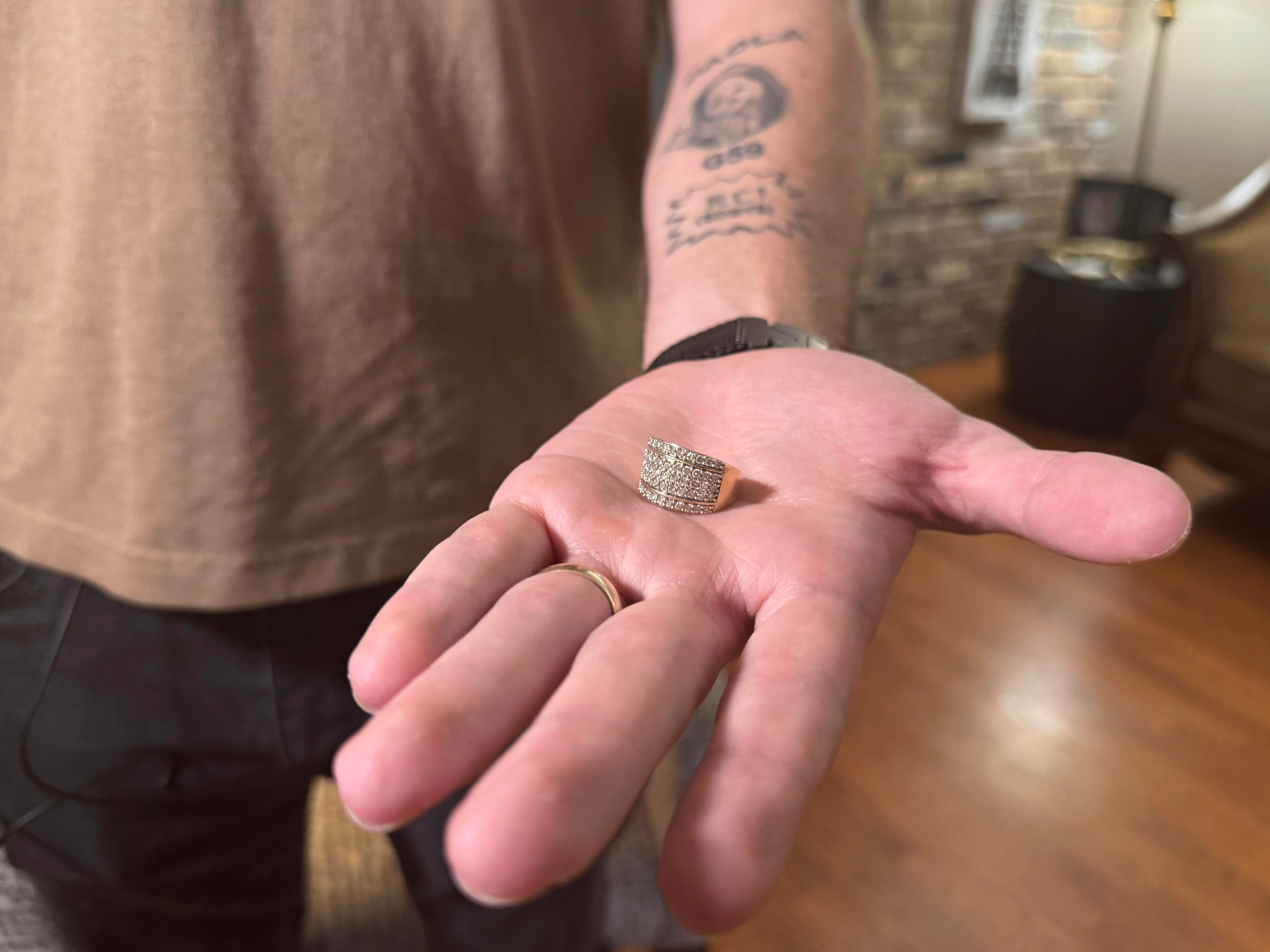 US Marine Corps veteran Adrian Clouatre was worried about his wife Paola