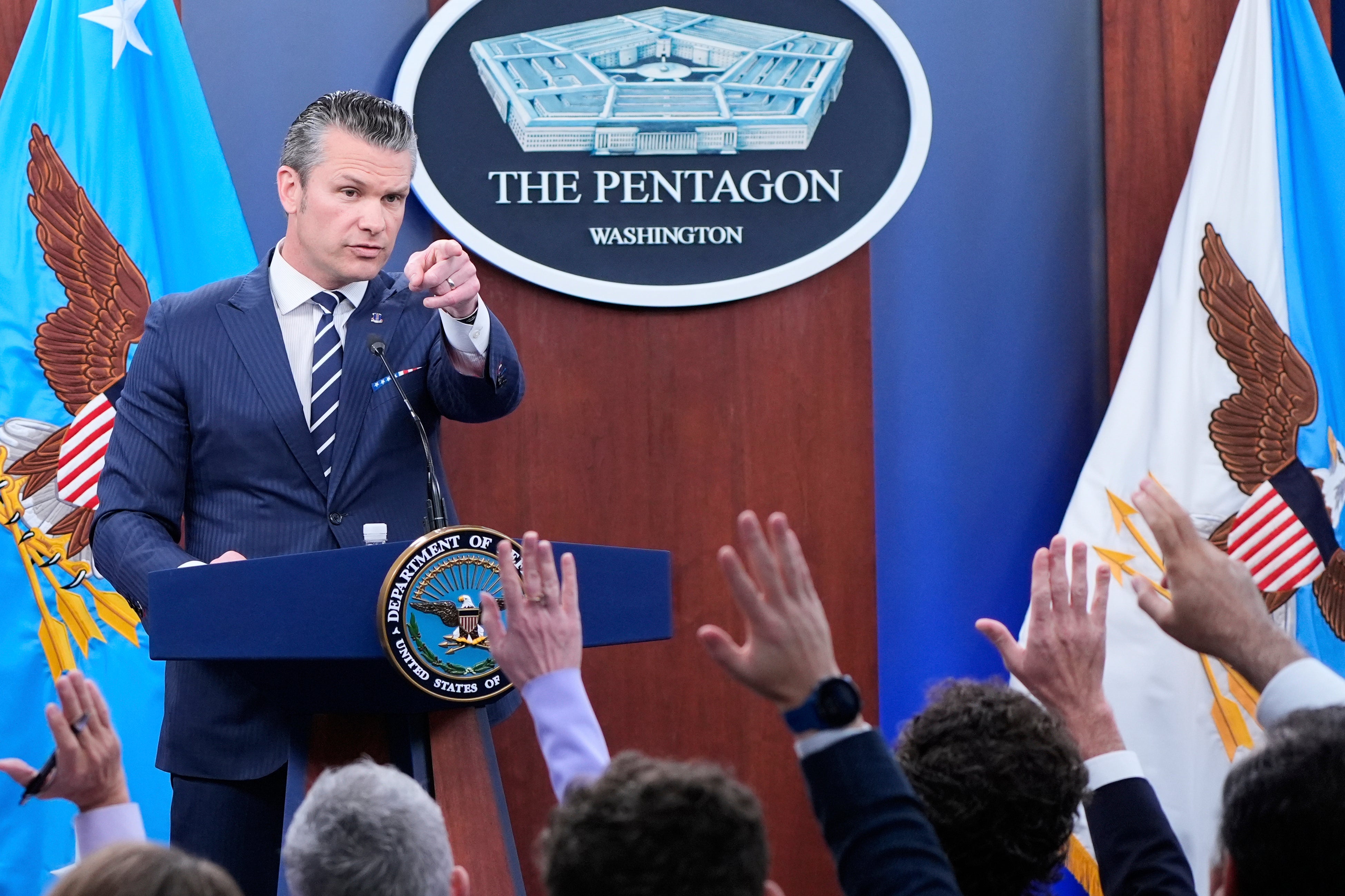 Defense Secretary Pete Hegseth told reporters that the strikes had a ‘desired effect’