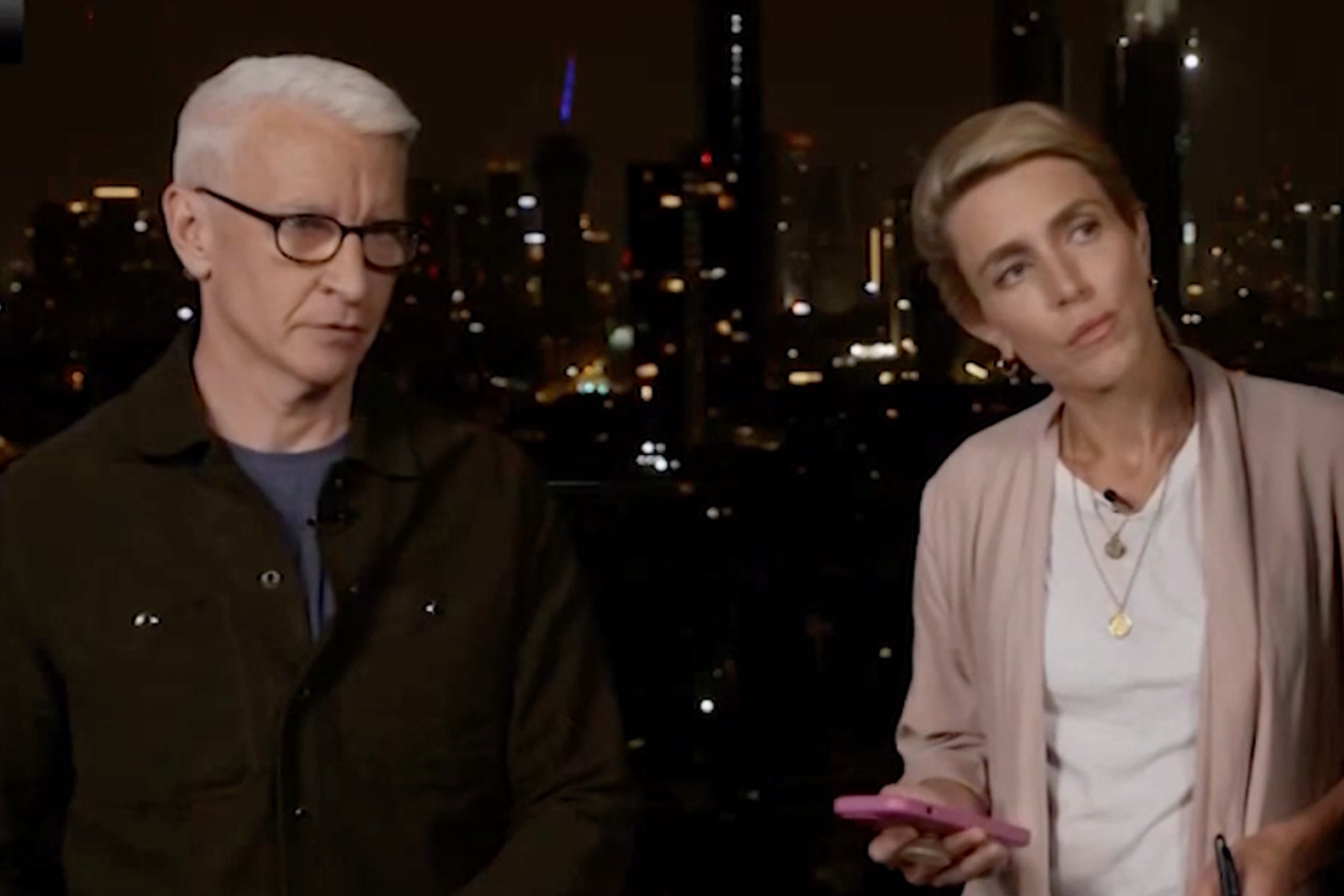 CNN’s Anderson Cooper flees set on air amid incoming missile threat in Israel: ‘We should probably go’