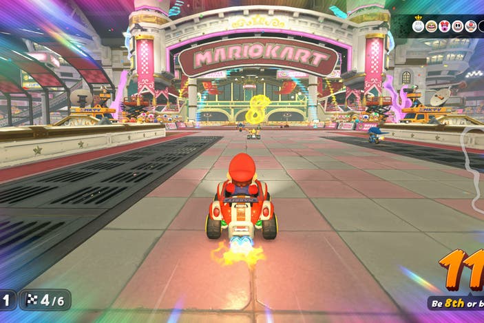 An official screenshot of Mario Kart World Knockout Tour