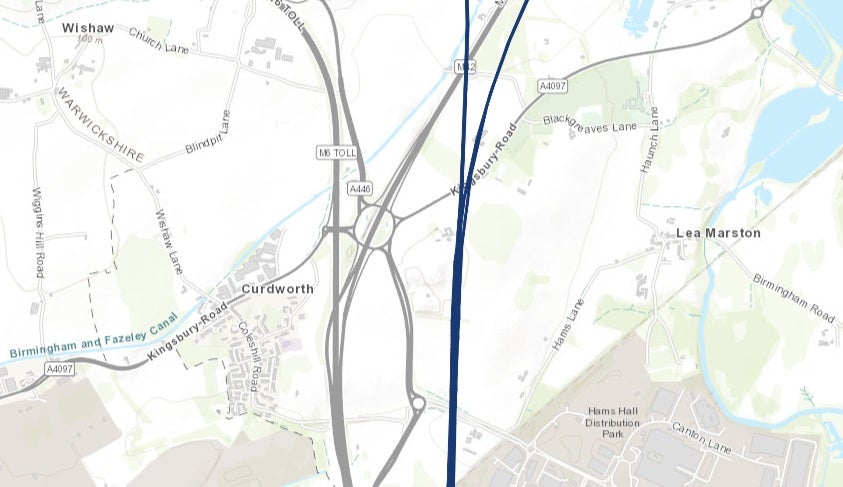 Lea Marston is just over a mile from the HS2 line, as it makes its way from Birmingham to Staffordshire, while Phil Allman’s house is located in Lea Marston