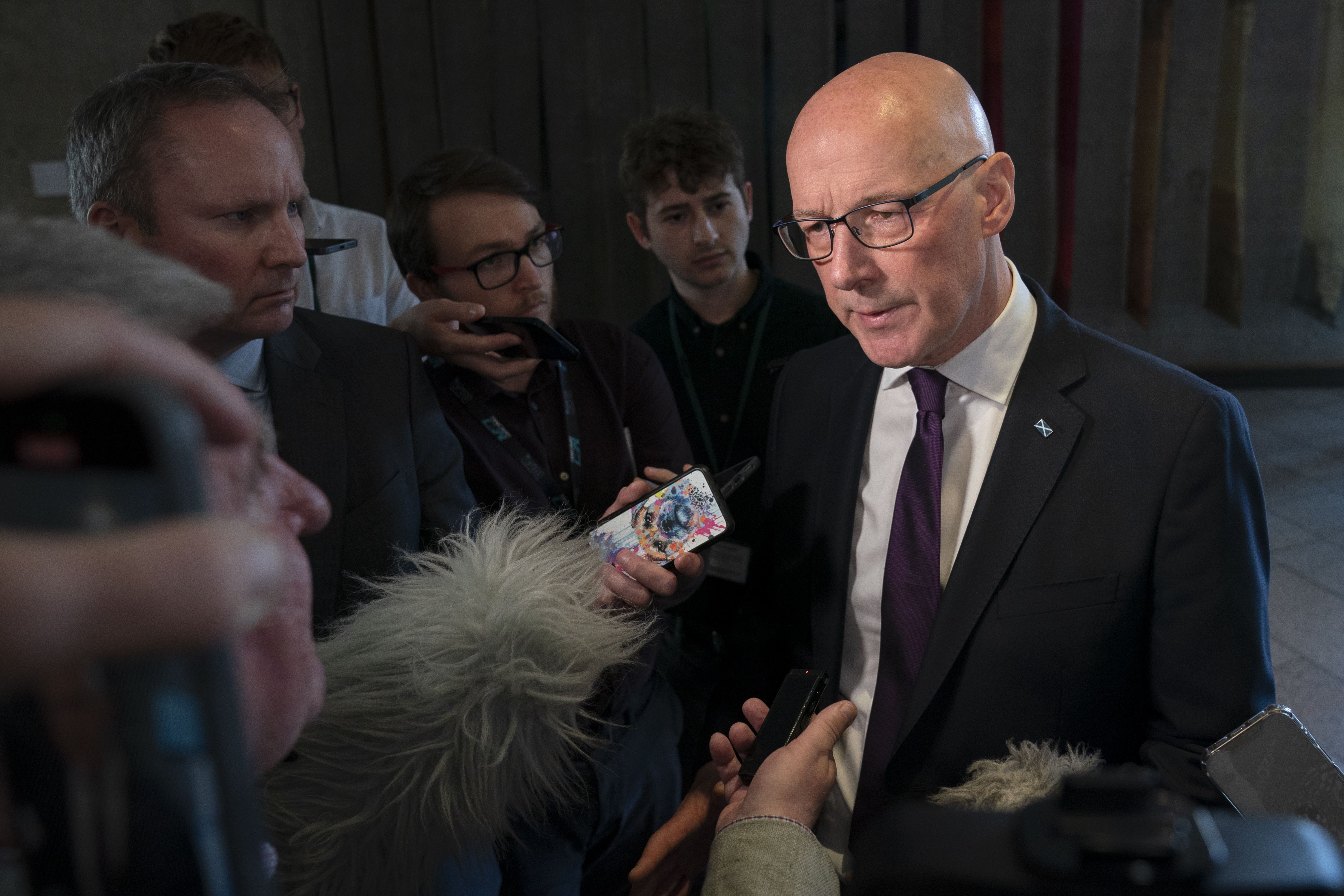 The First Minister spoke on Monday (Jane Barlow/PA)