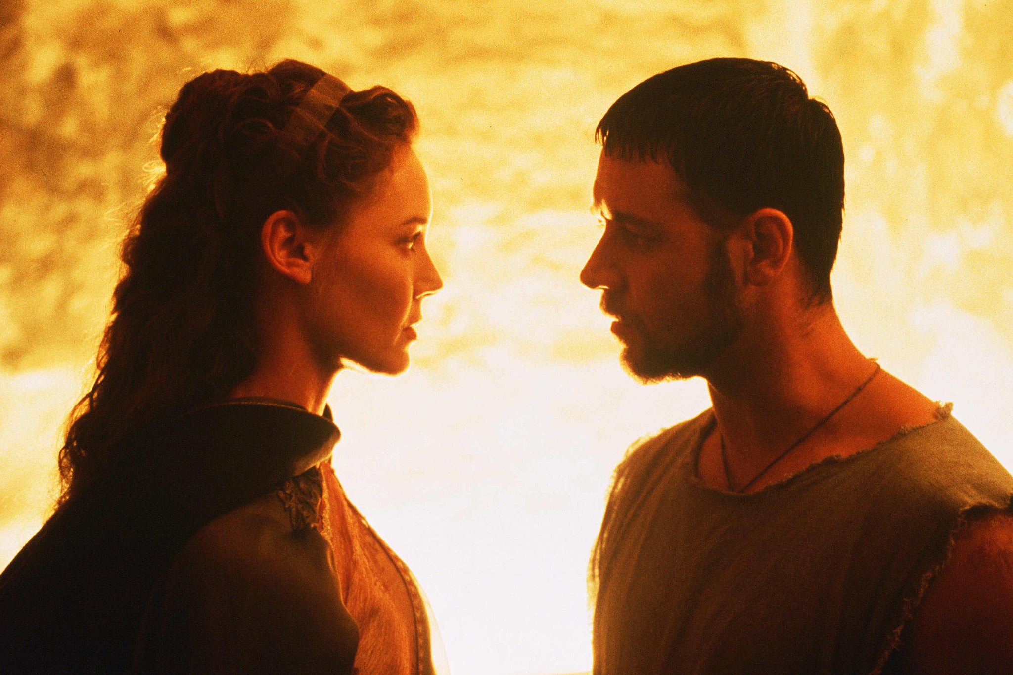 Connie Nielsen and Russell Crowe in ‘Gladiator’
