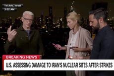 Moment Israel missile alerts force journalist to evacuate during live news report
