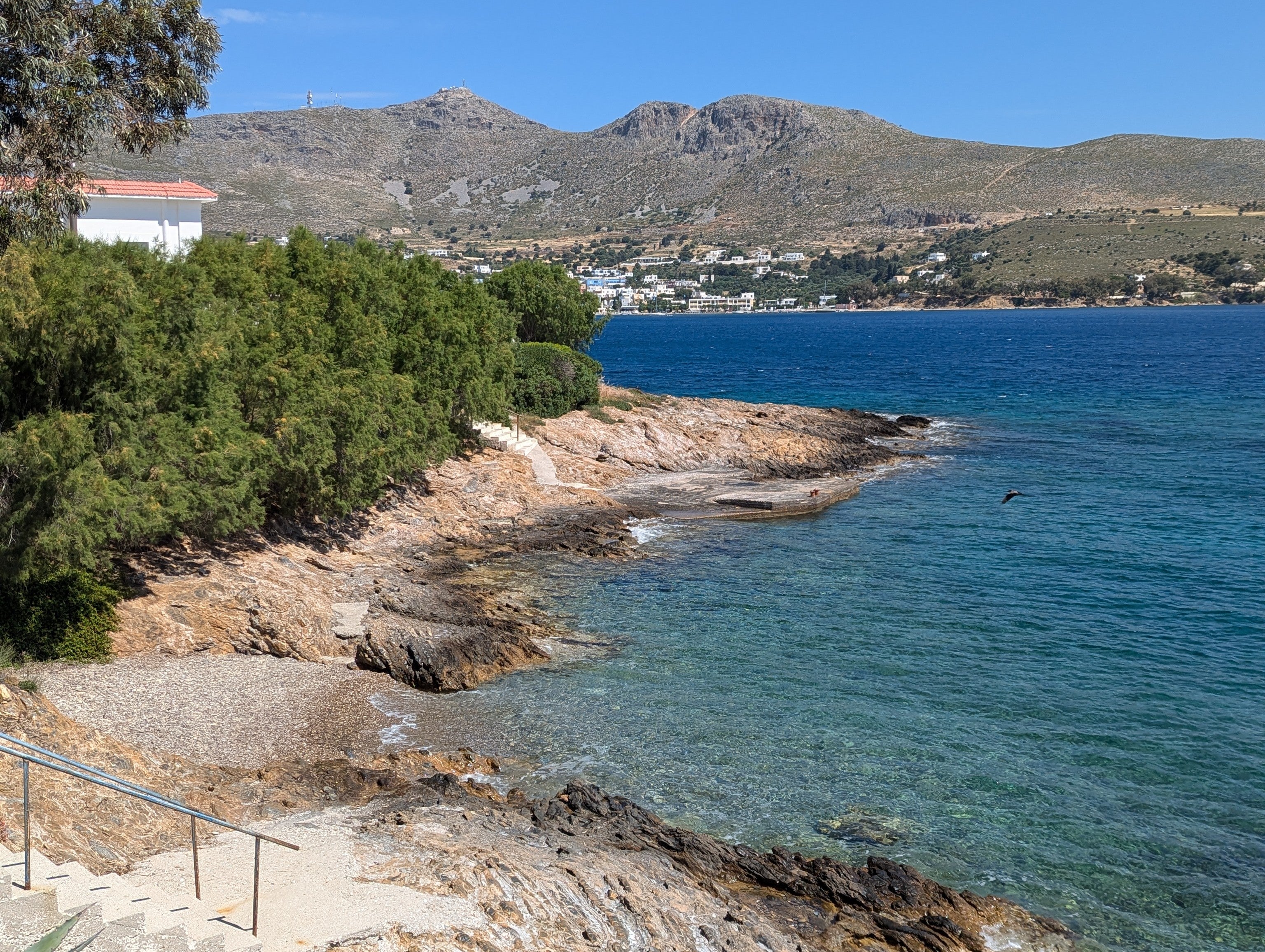 A swim spot on the way from Agia Marina to Alinda in Leros