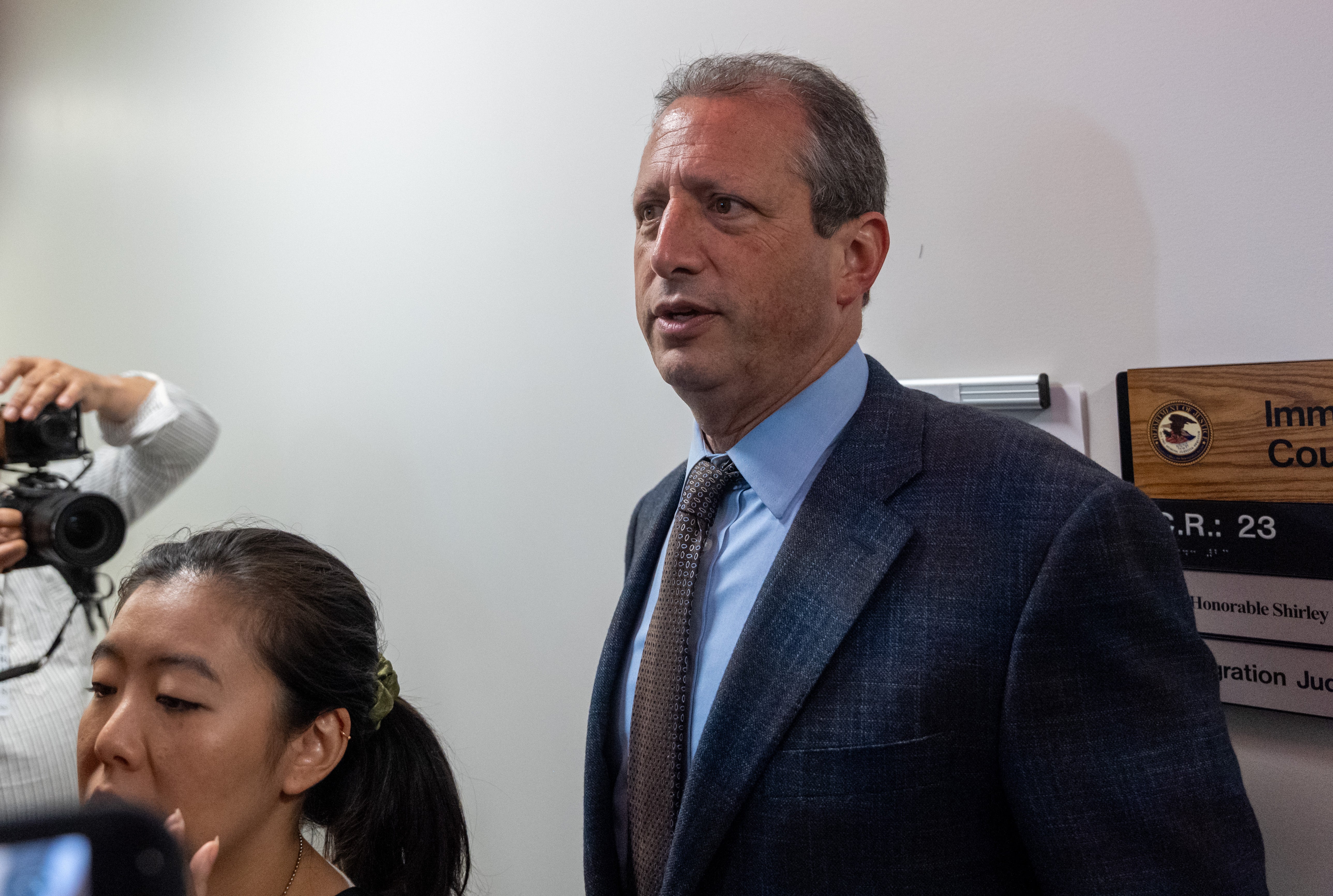 New York City comptroller Brad Lander called Andrew Cuomo ‘morally bankrupt’ as the men campaign for the Democratic candidacy for the city’s next mayor