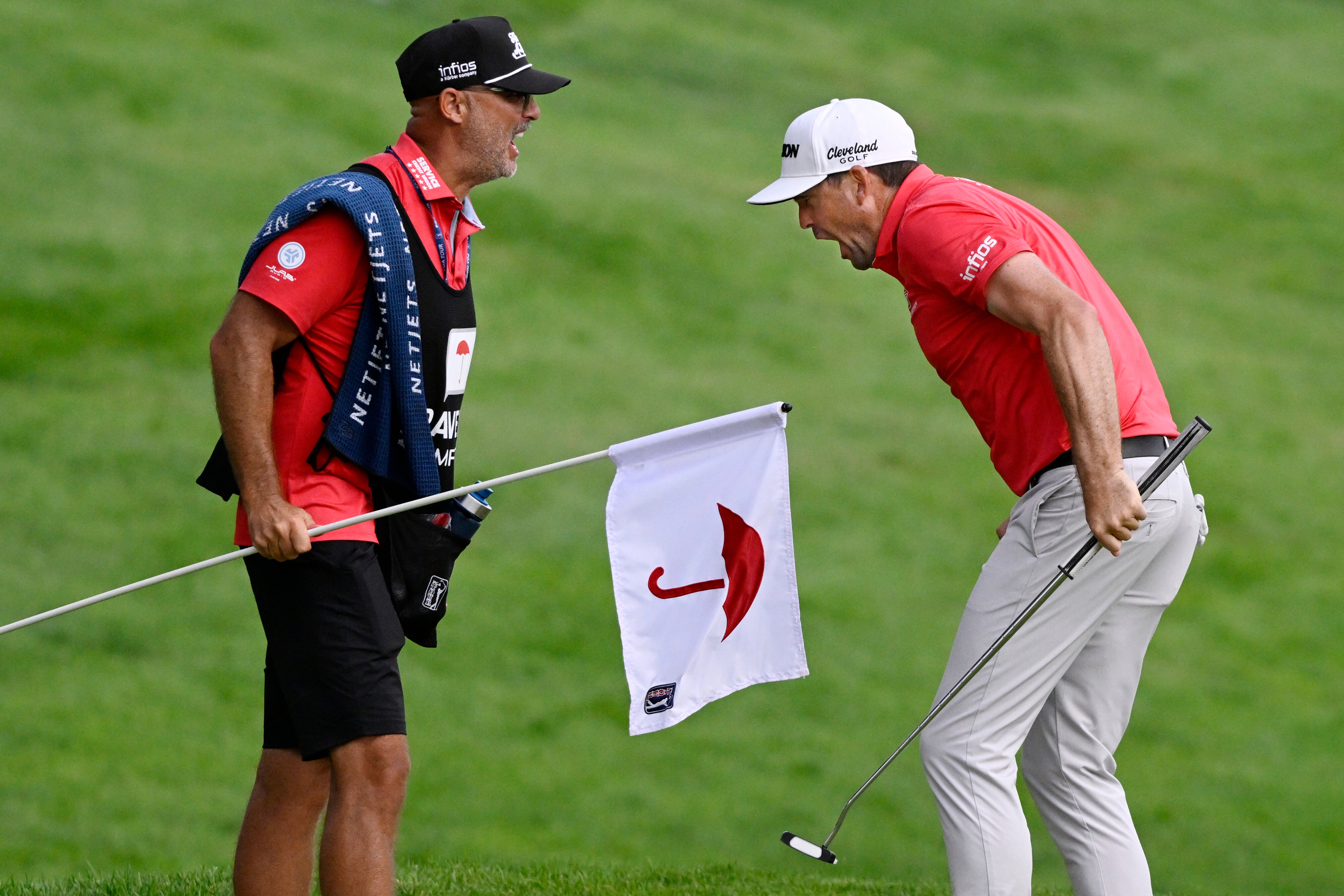 Victory at this home event led to big celebrations from Bradley