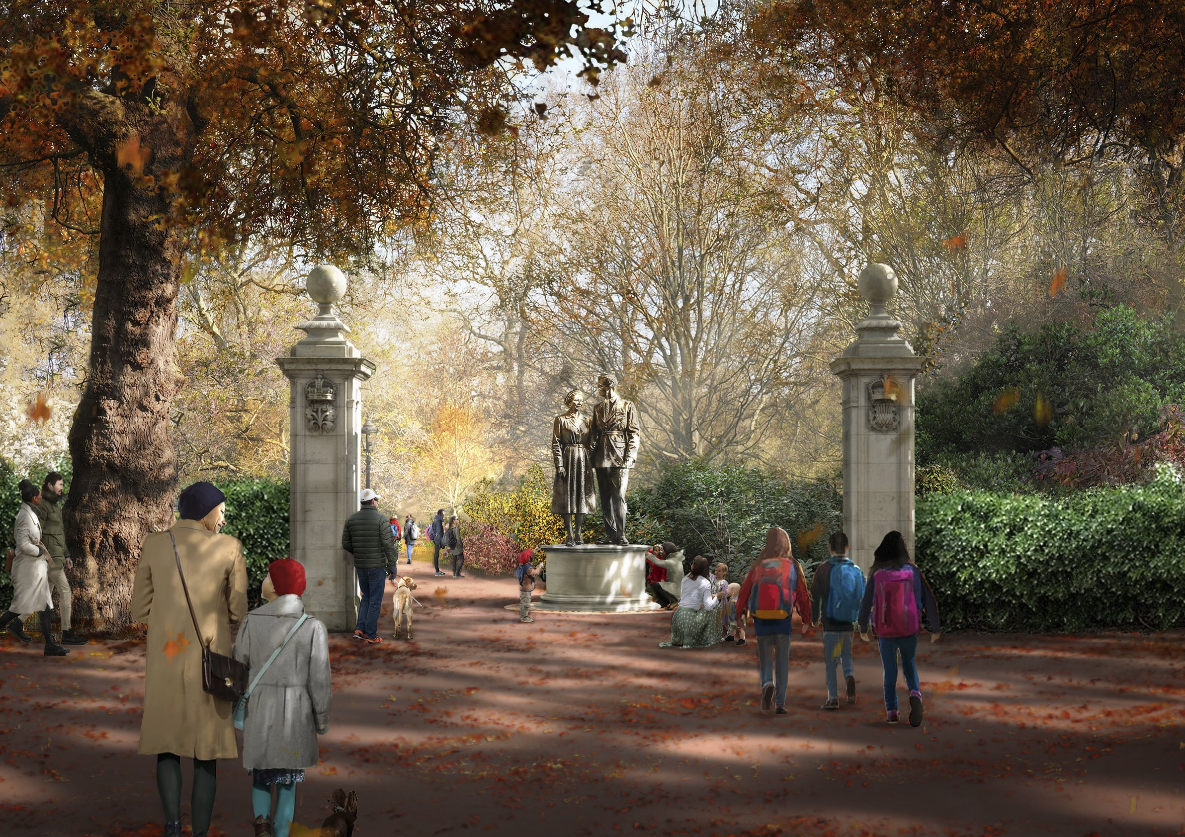 Suggestions for the new Prince Philip Gate as part of the winning design