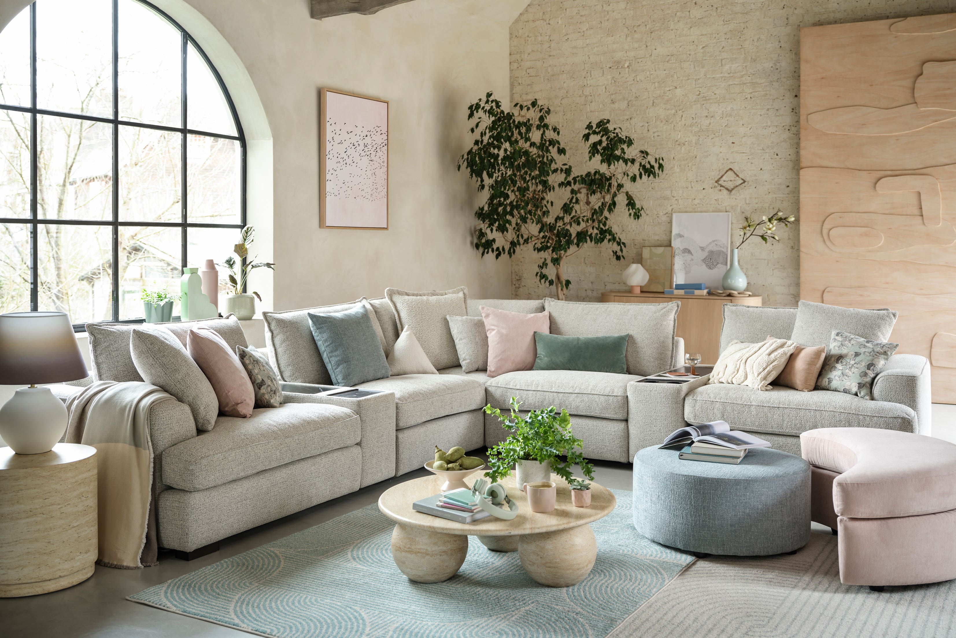 Thick curves and bulbous seating is all the rage (DFS/PA)