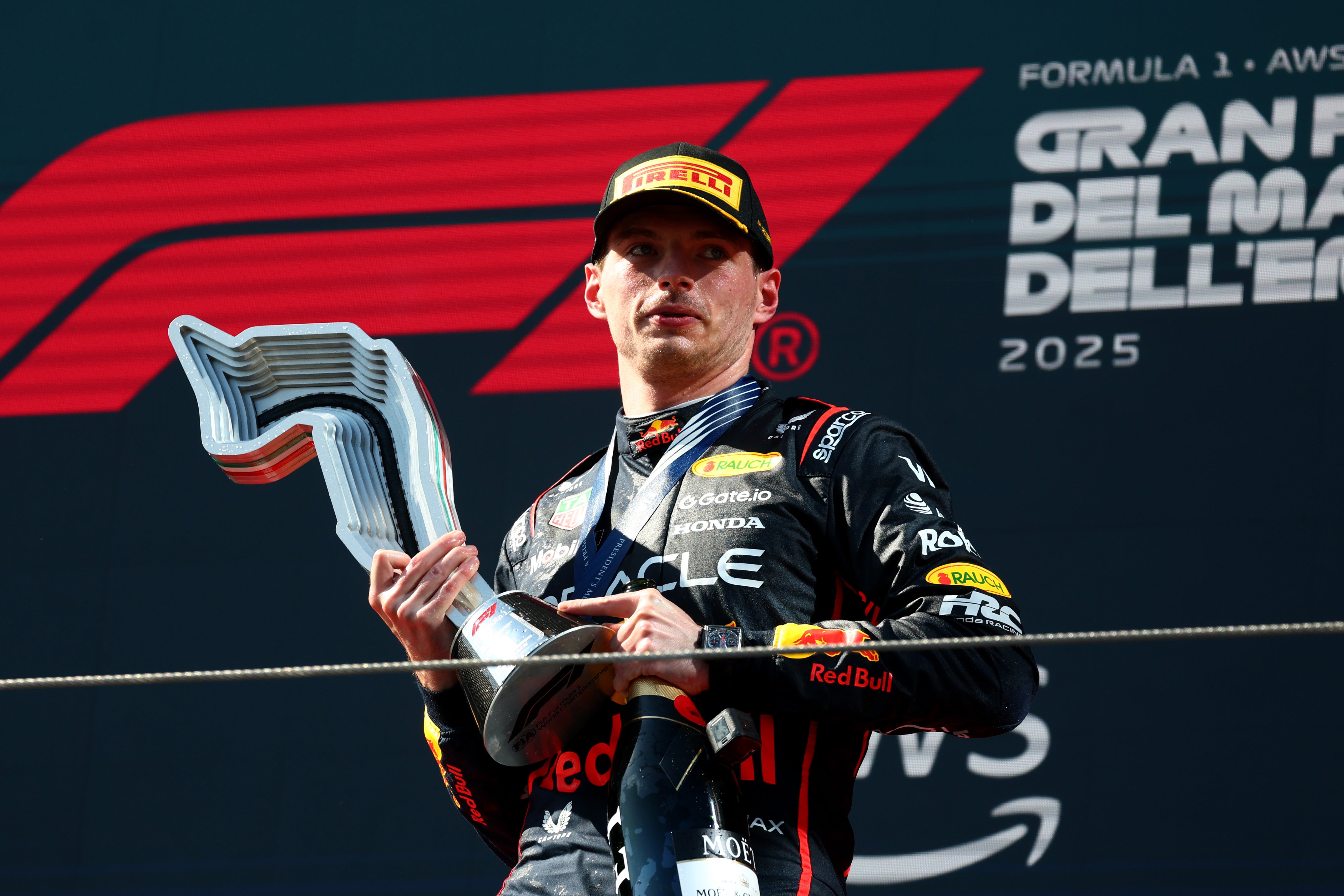 Max Verstappen won in Imola last month