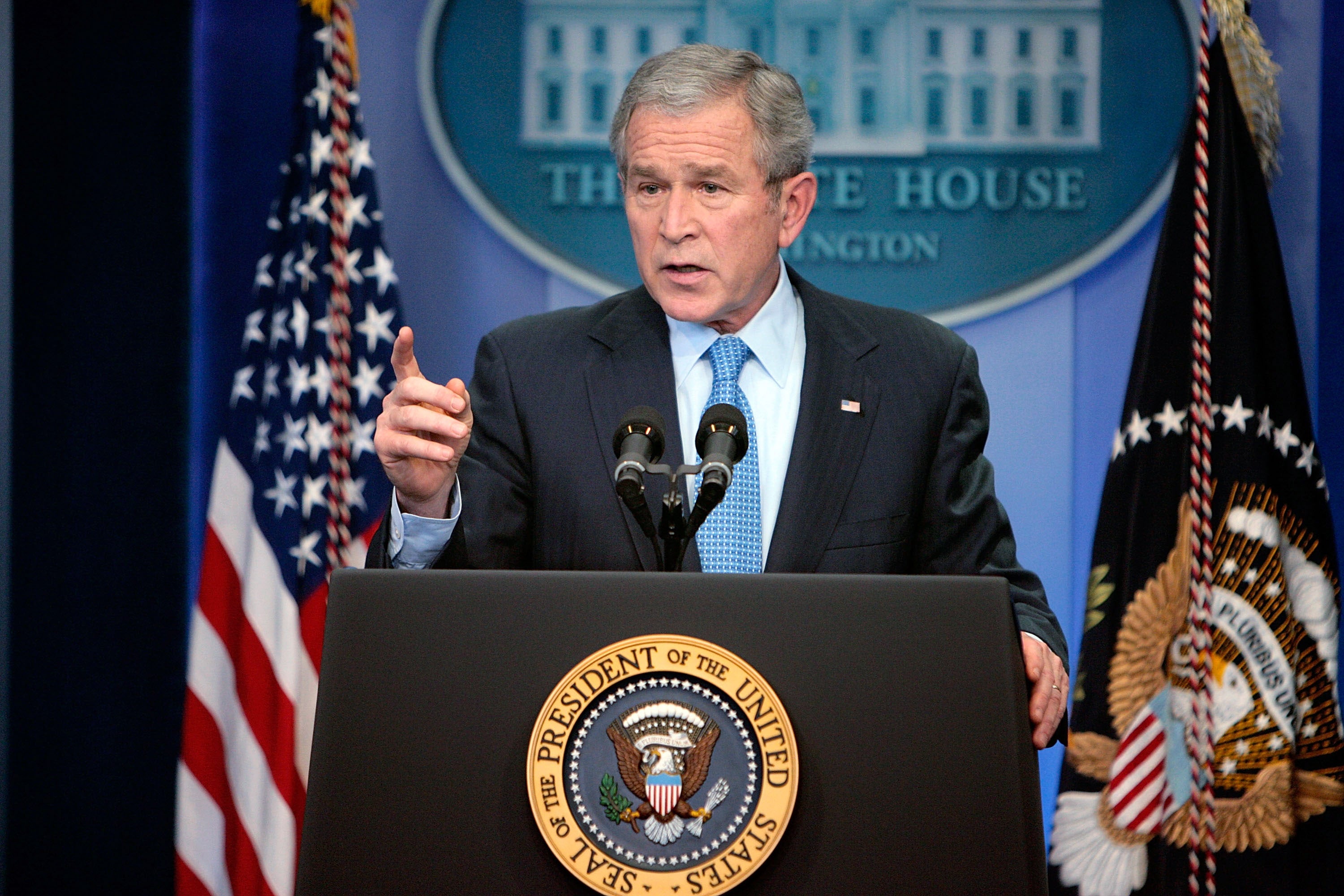 George W. Bush called a New York Times reporter a “major-league a–hole” in 2000.