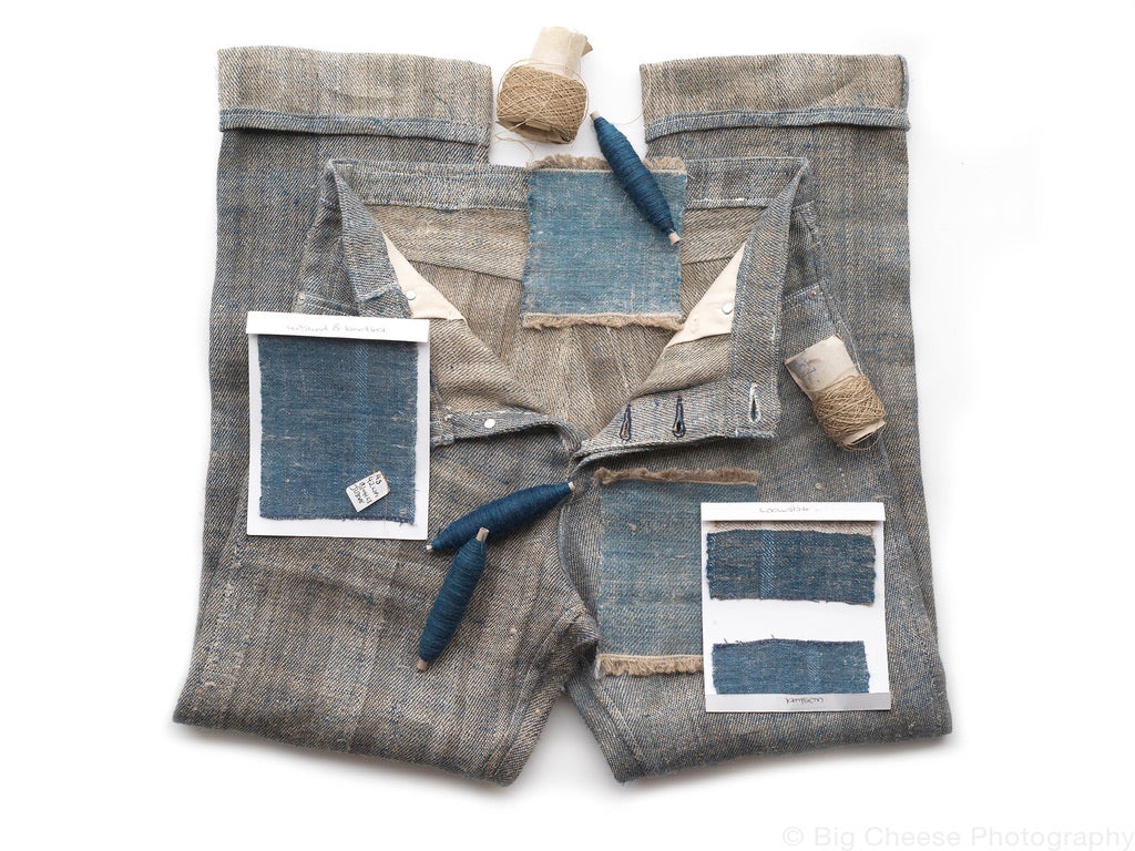 The UK’s first Homegrown Homespun jeans Woman Grows Jeans