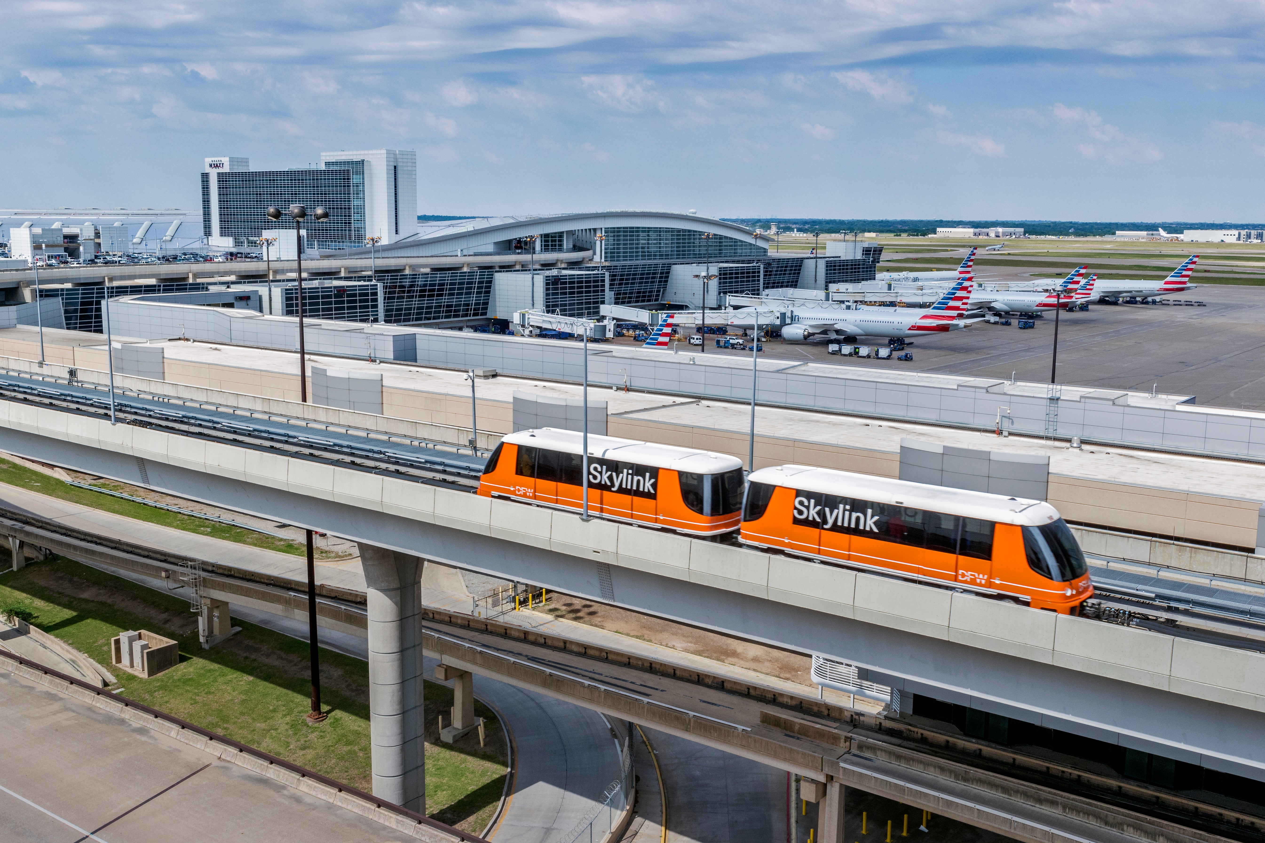 Georgia says that the Skylink train at Dallas-Fort Worth is a 'lifesaver'