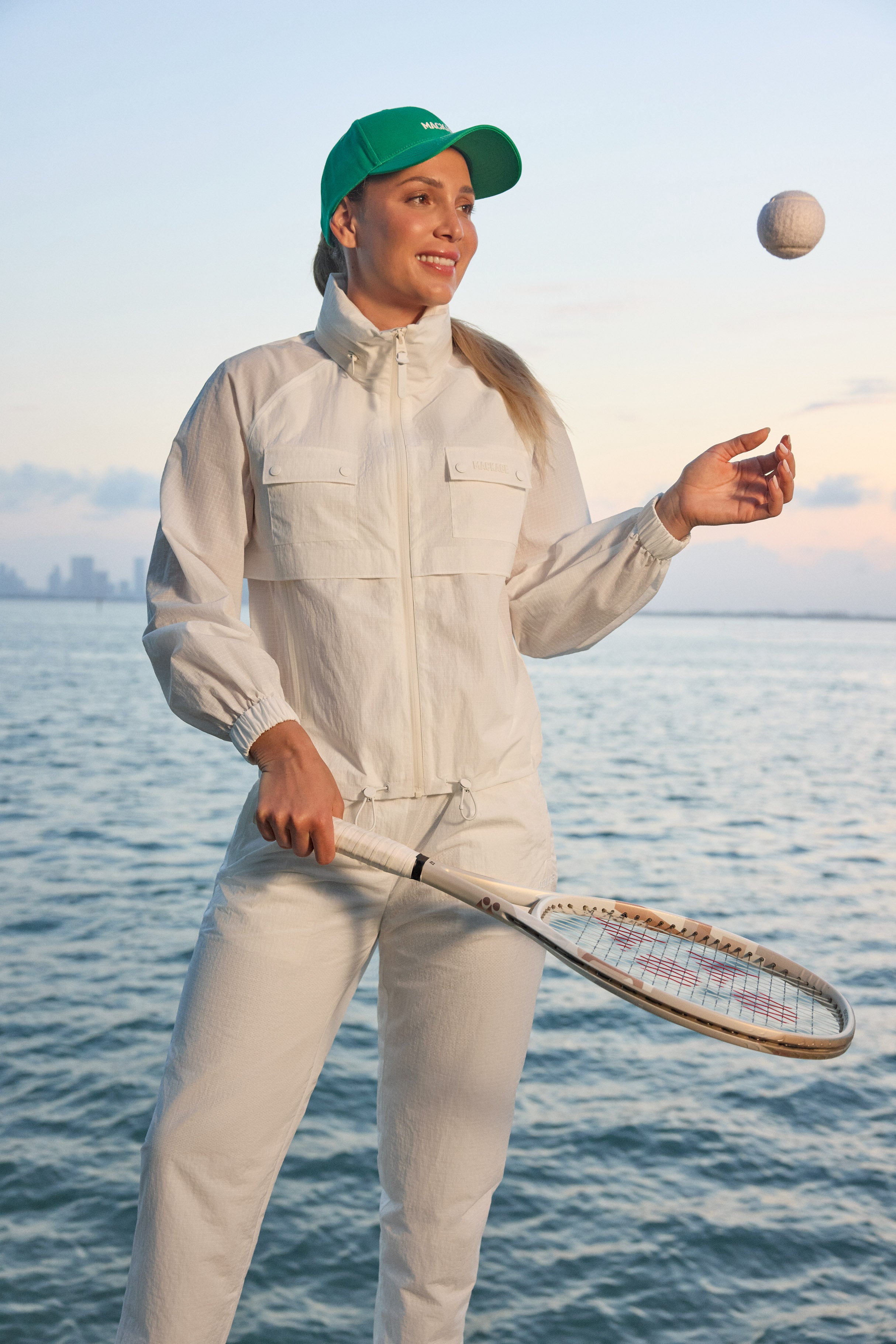 Vekic is an ambassador for Mackage, the clothing brand launching the second chapter of their 'Protect your Craft' series