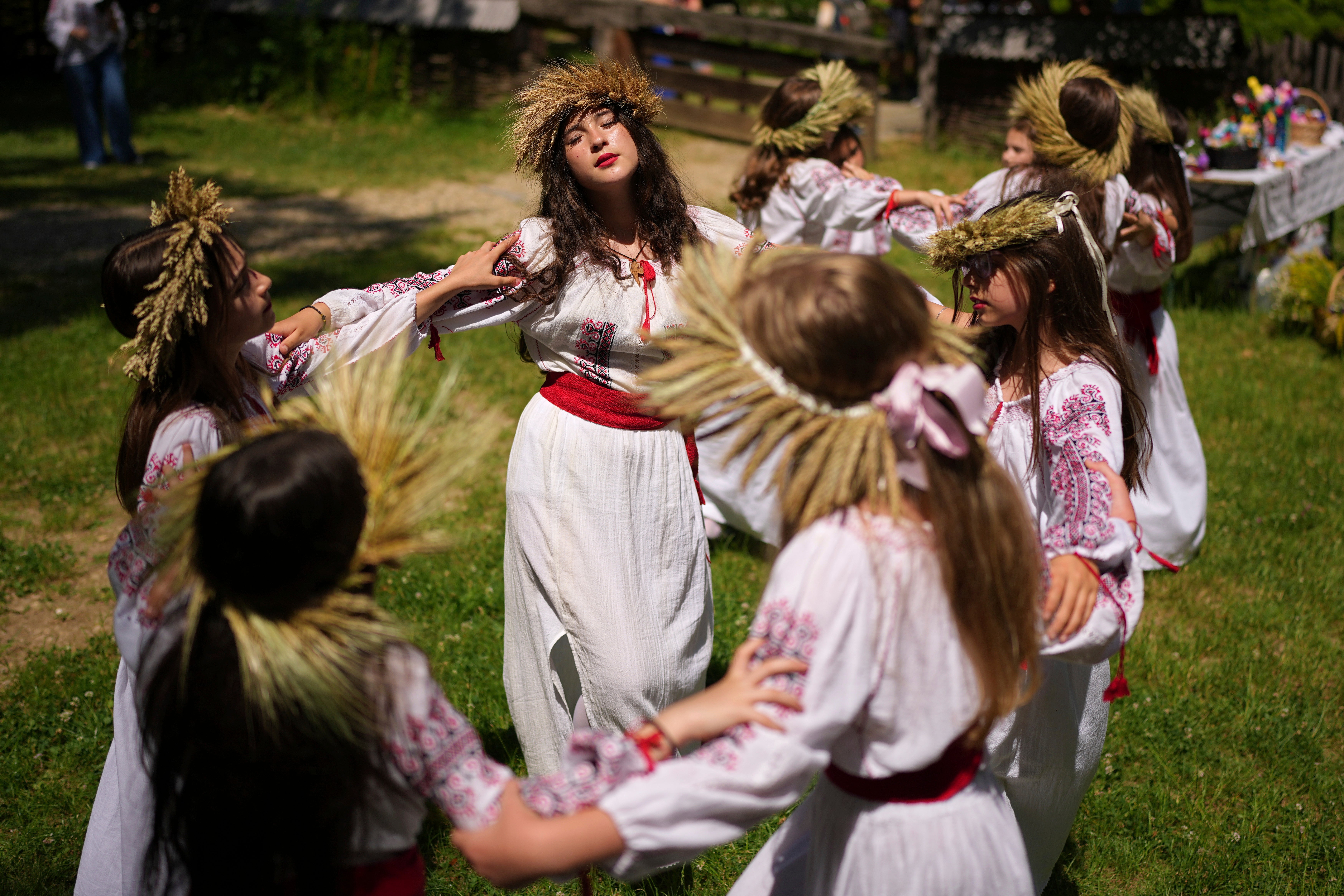 APTOPIX Romania Summer Solstice