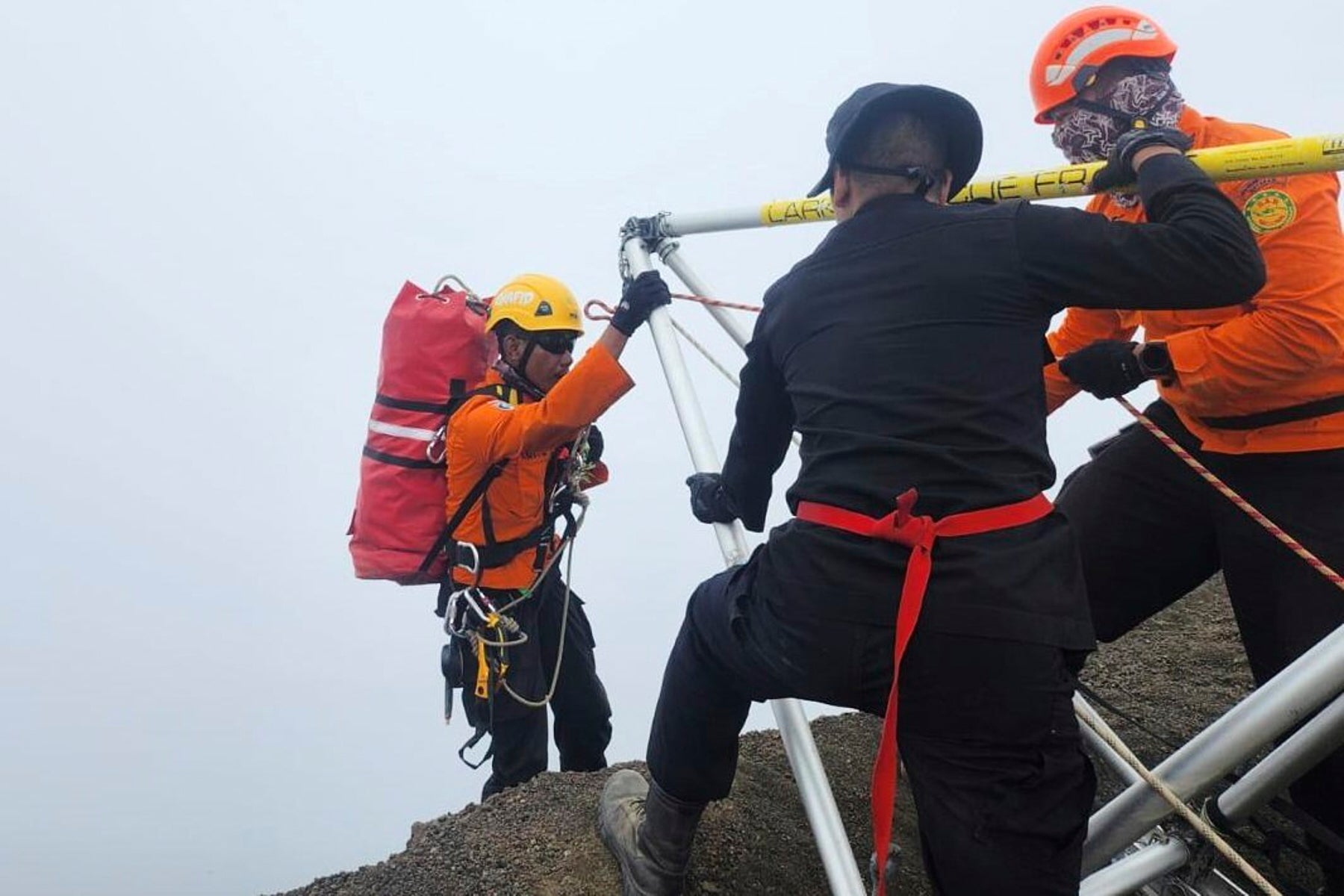 Indonesia Volcano Rescue