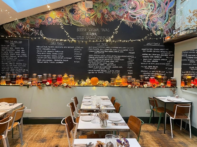 Head to the sustainably-minded Poco Tapas Bar in Bristol for delicious seasonal bites