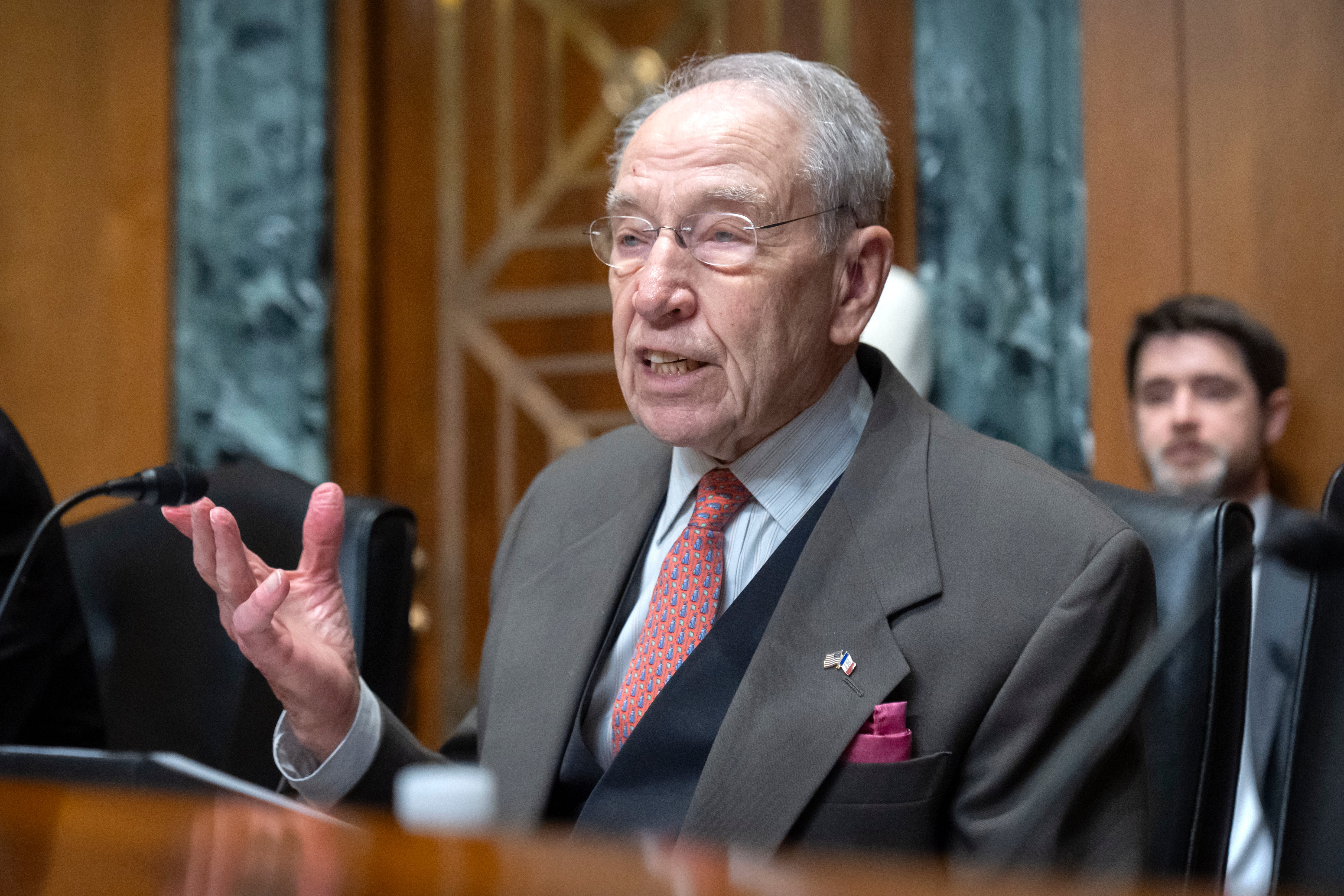 Chuck Grassley spoke of the Arctic Frost investigation in an FBI oversight hearing on Tuesday
