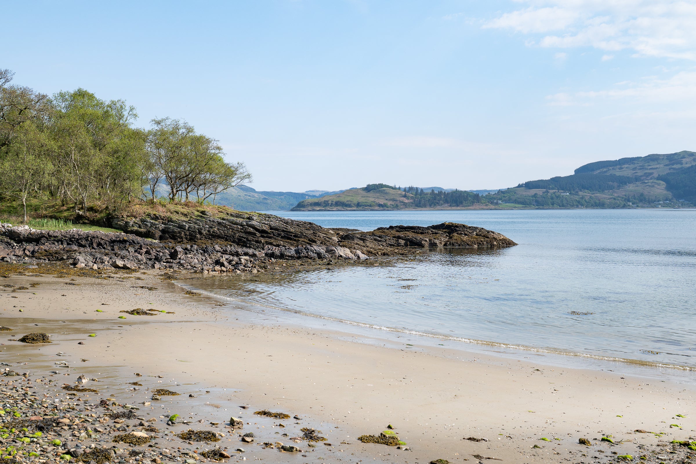 Shuna Island features an enchanting stretch of sandy beaches and rocky shores - but the island will cost £5.5m