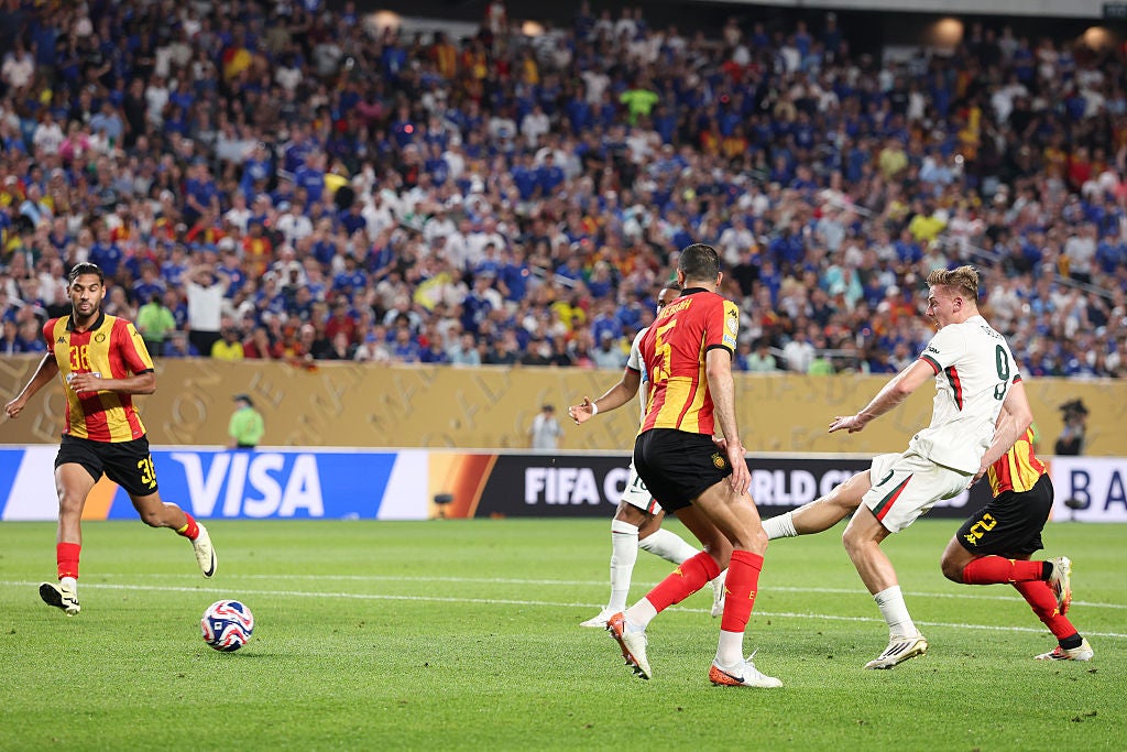 Liam Delap scored his first Chelsea goal in the 3-0 win over ES Tunis