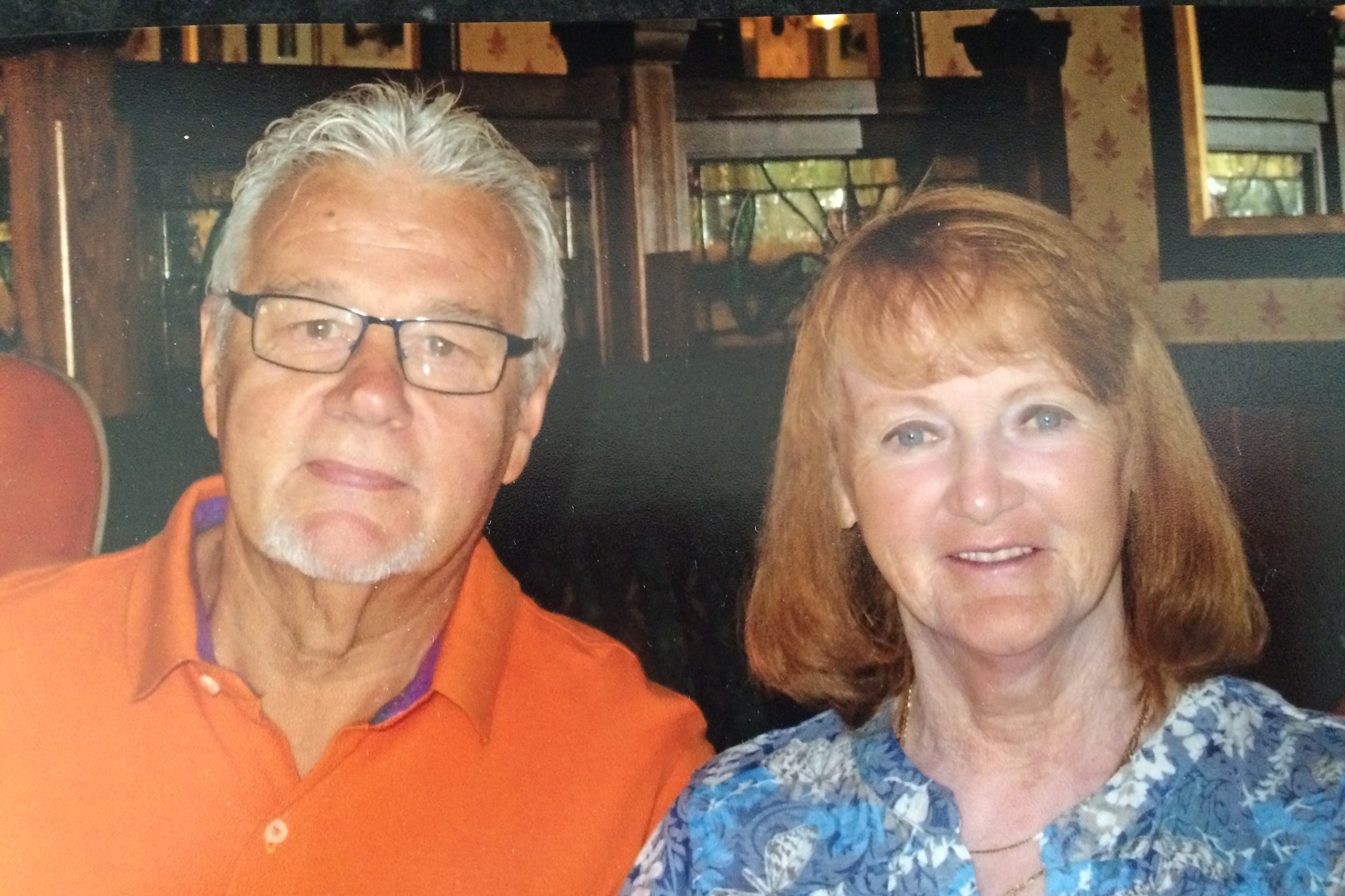 Garry and Val Burkill (Family handout/PA)