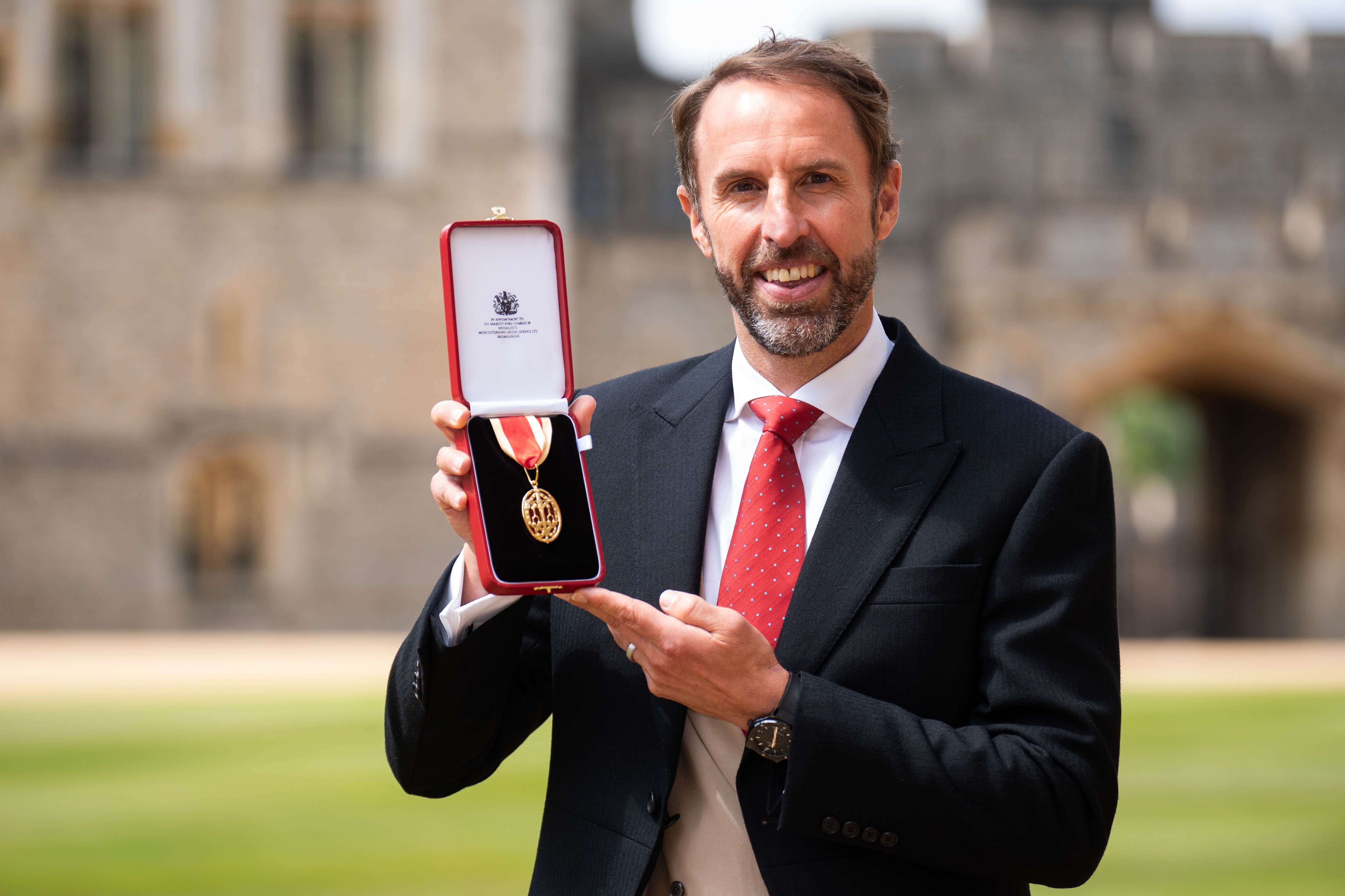 Sir Gareth Southgate received his knighthood
