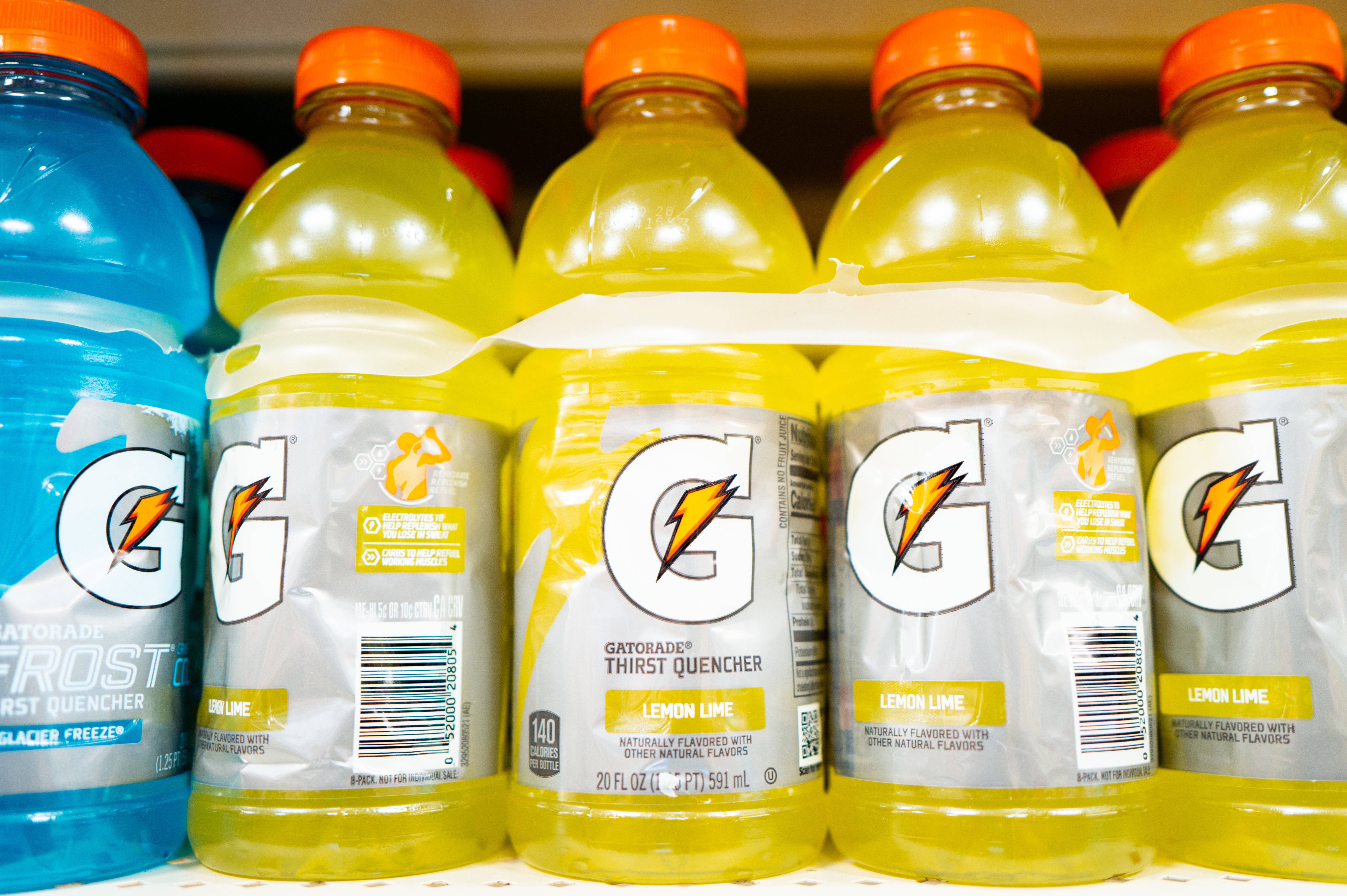 Some 19 percent of American packaged food and drink products contain synthetic dyes, according to new research. The dyes, found in Gatorade and other sports drinks, have been linked to behavioral issues in children