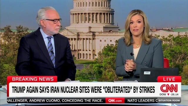 CNN anchors denounce Trump’s ‘manipulative’ claims that questions over Iran bombing are an attack on US military