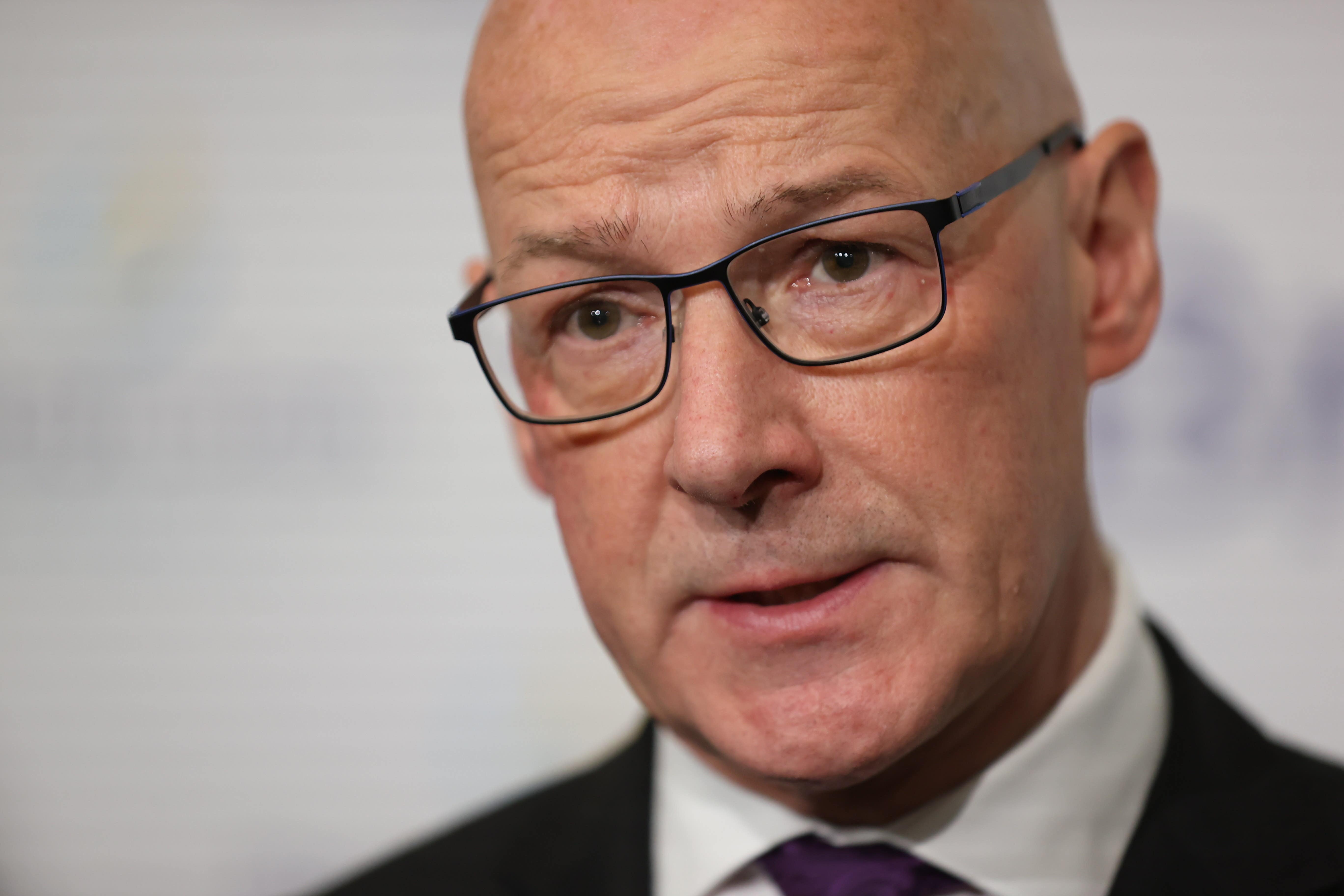 Scottish First Minister John swinney apologissed to Gypsy Travellers for the ‘unfair and unjust’ policies in what was known as the ‘tinker experiment’. (Liam McBurney/PA)