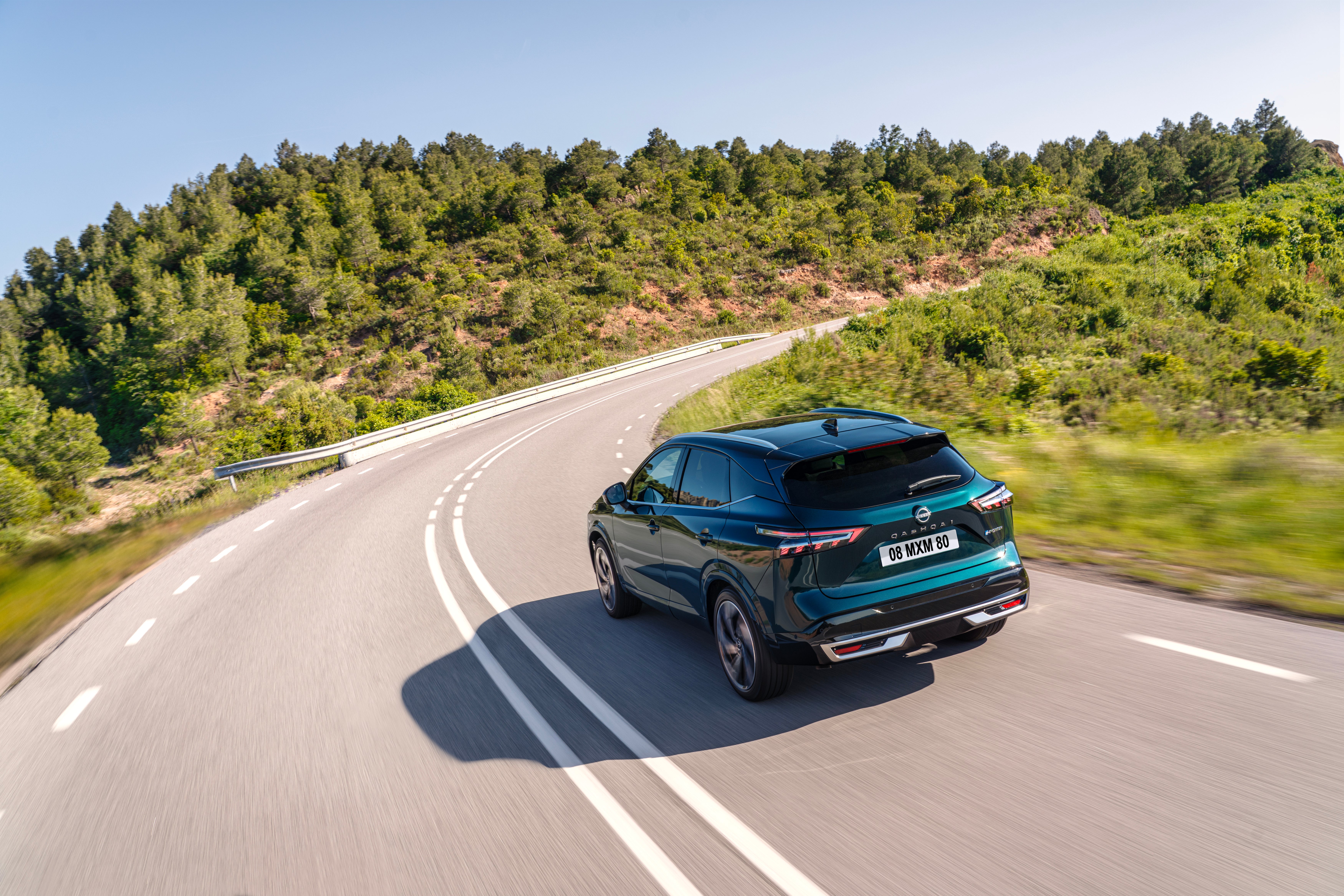 The Nissan Qashqai e-Power is built at Nissan's factory in Sunderland, Tyne and Wear