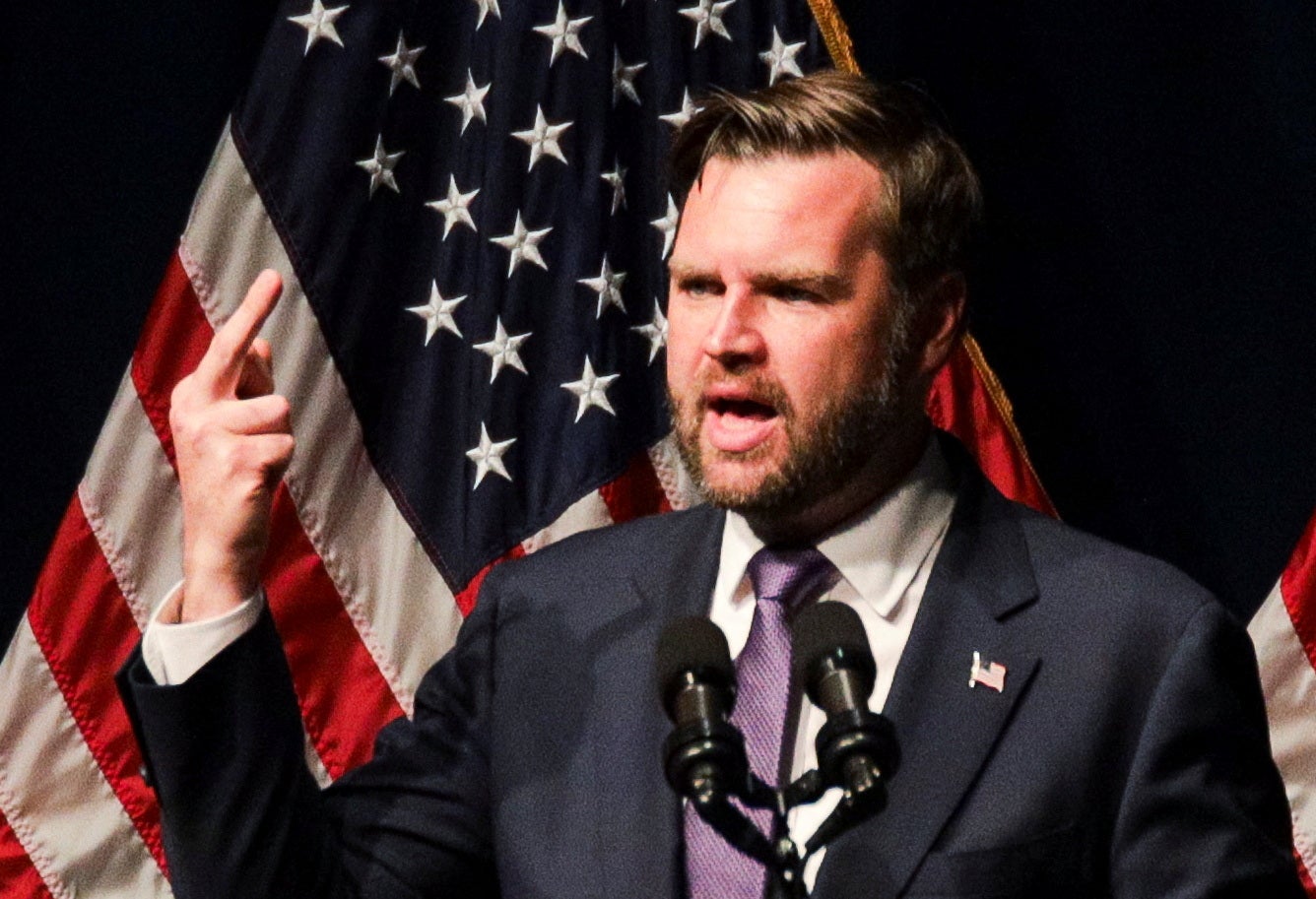 Vance’s middle finger salute followed Donald Trump’s f-bomb to reporters while expressing frustration over the ongoing crisis between Israel and Iran