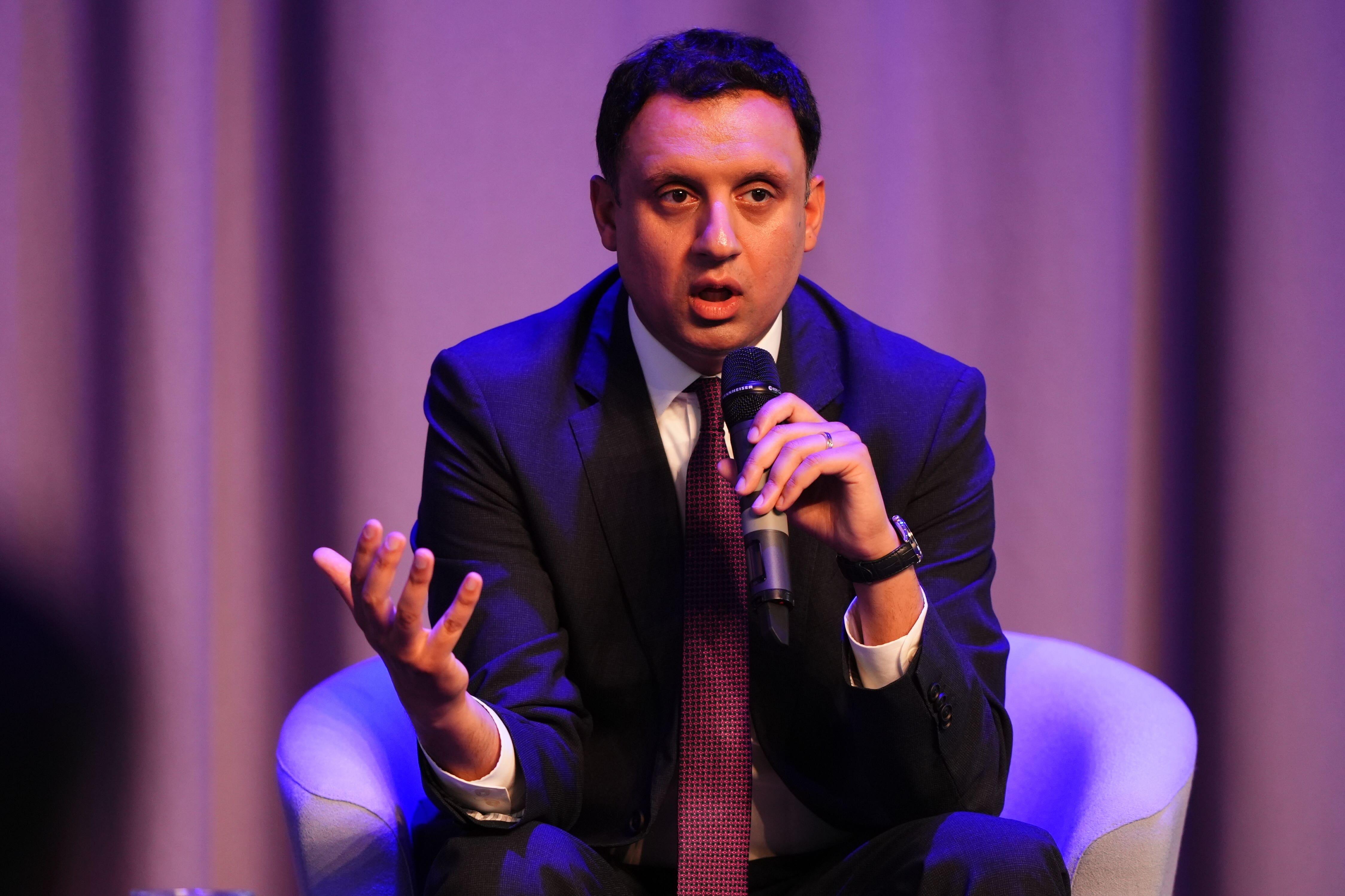 Scottish Labour leader Anas Sarwar was asked about welfare reforms on Wednesday (Andrew Milligan/PA)