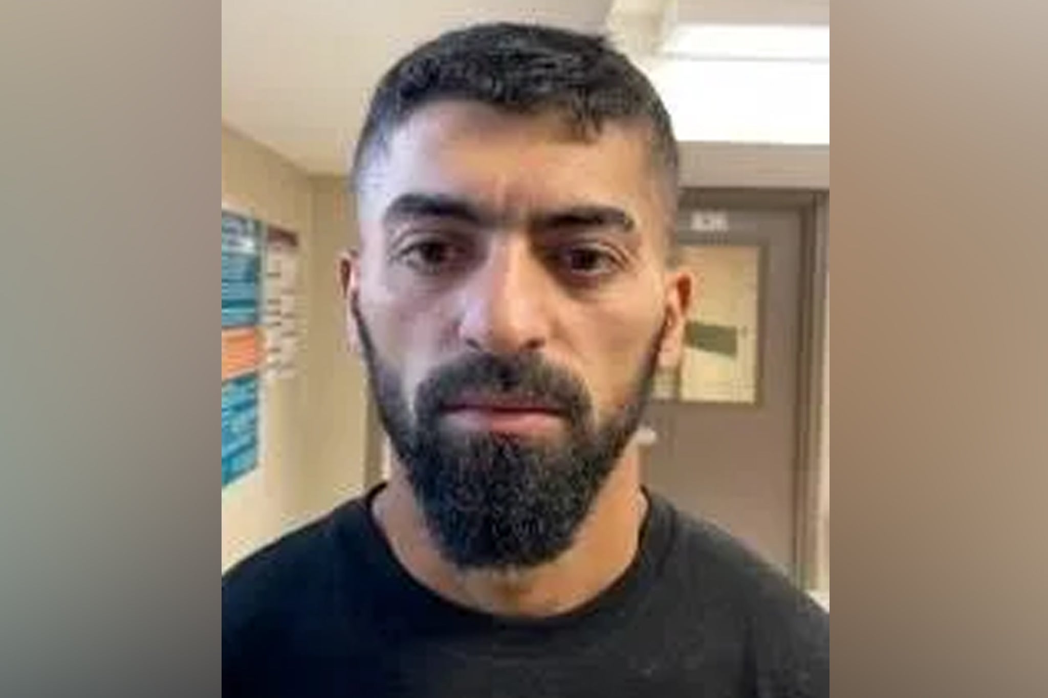 The DHS on Tuesday released a photograph of Karimi as one of 11 Iranian nationals detained by ICE agents over the weekend