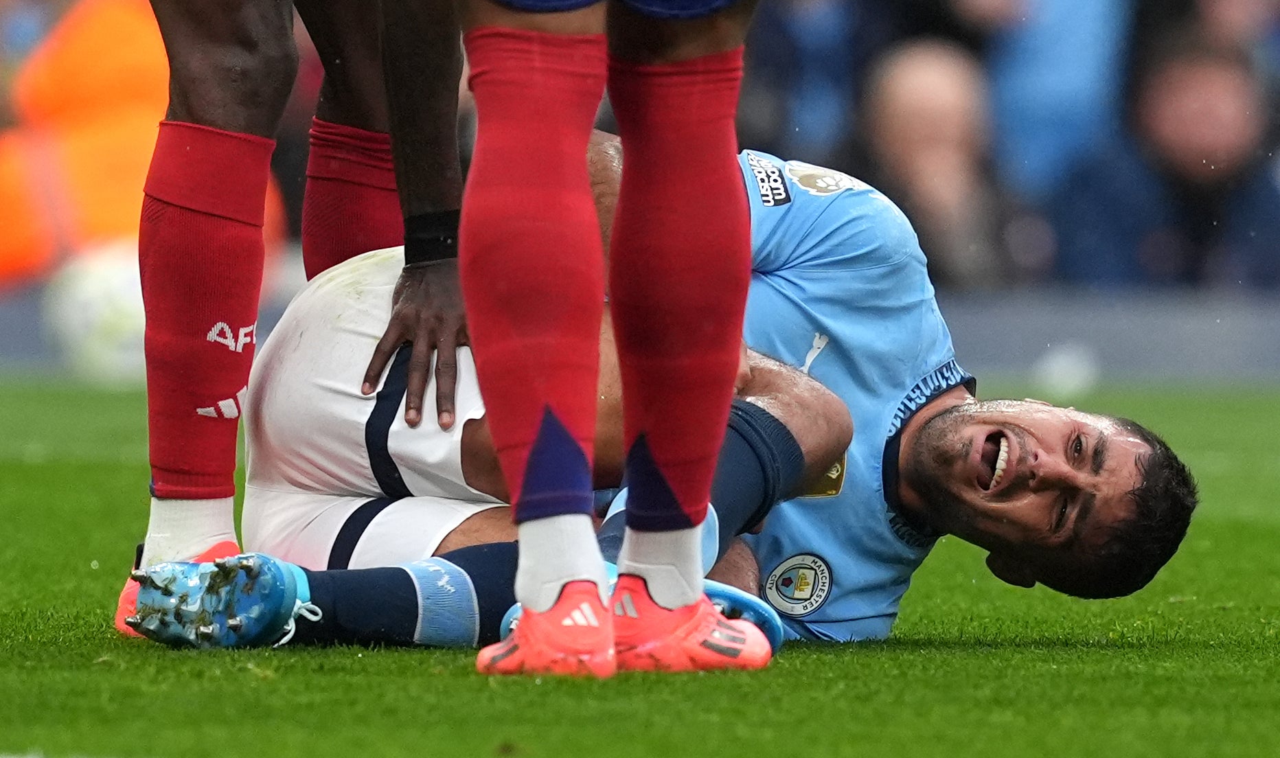 Rodri missed most of last season after suffering a knee injury against Arsenal last September (Martin Rickett/PA)