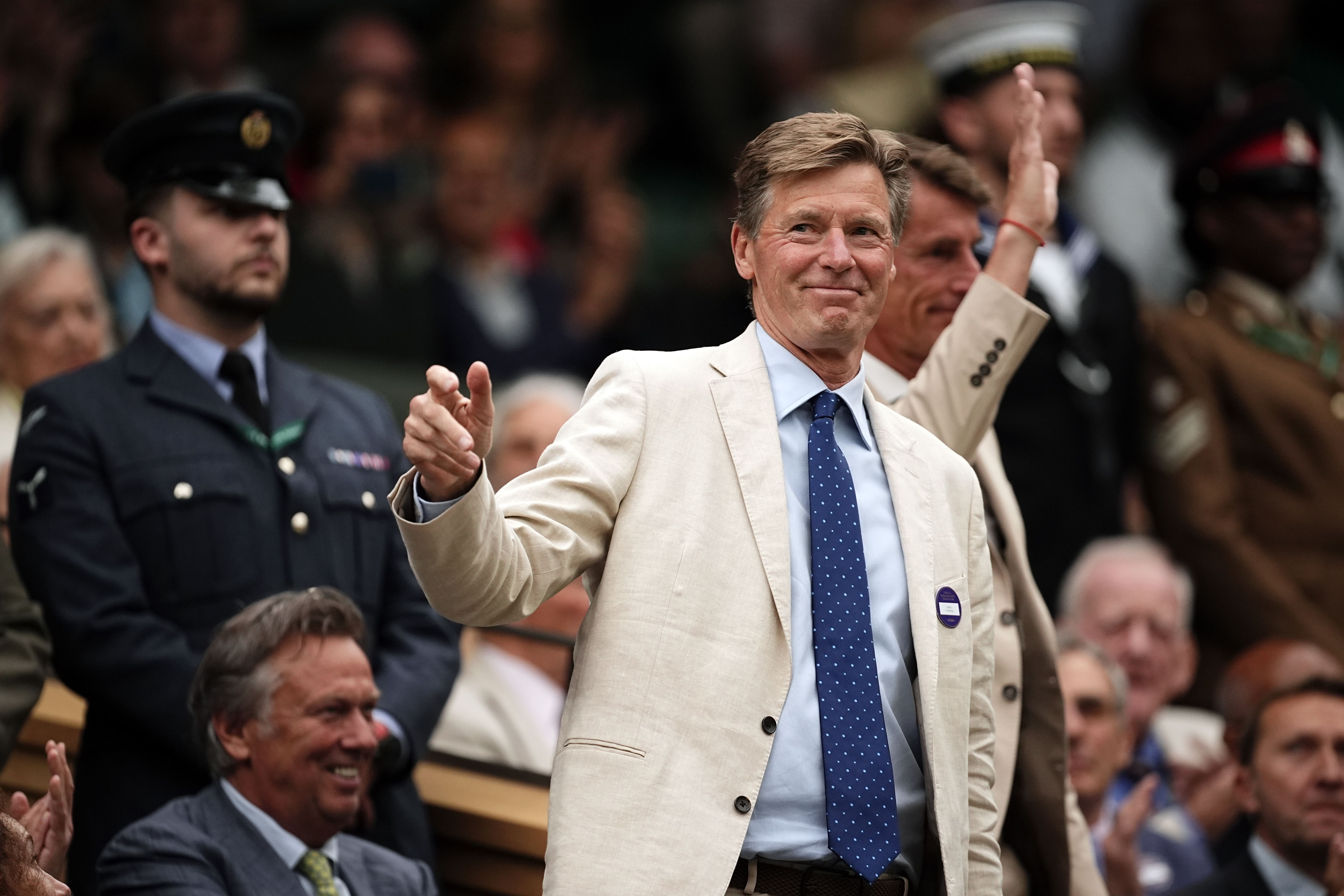 Peter Fleming pictured at Wimbledon last summer (Aaron Chown/PA)