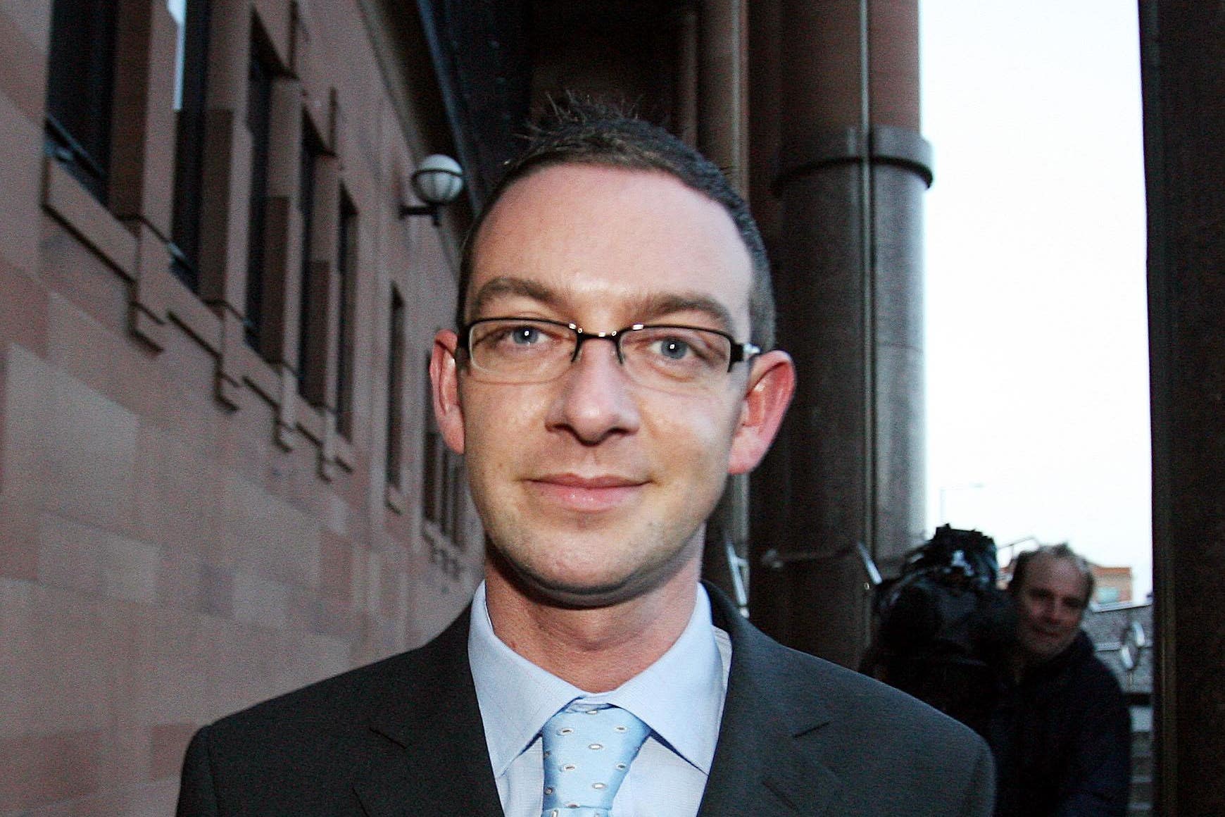 Colin Campbell outside court