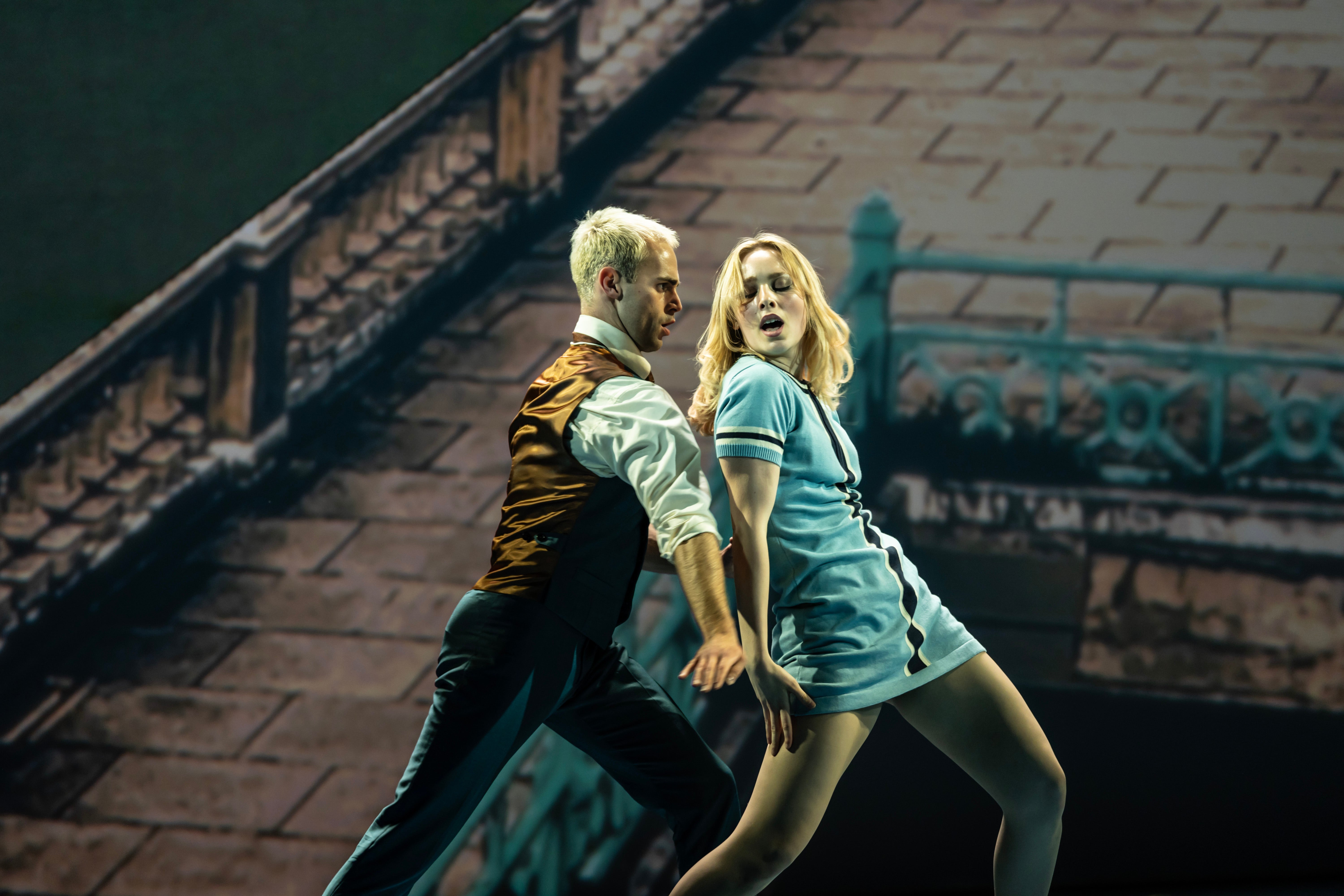 Dan Baines as Ace Face dances opposite Serena McCall’s Mod Girl