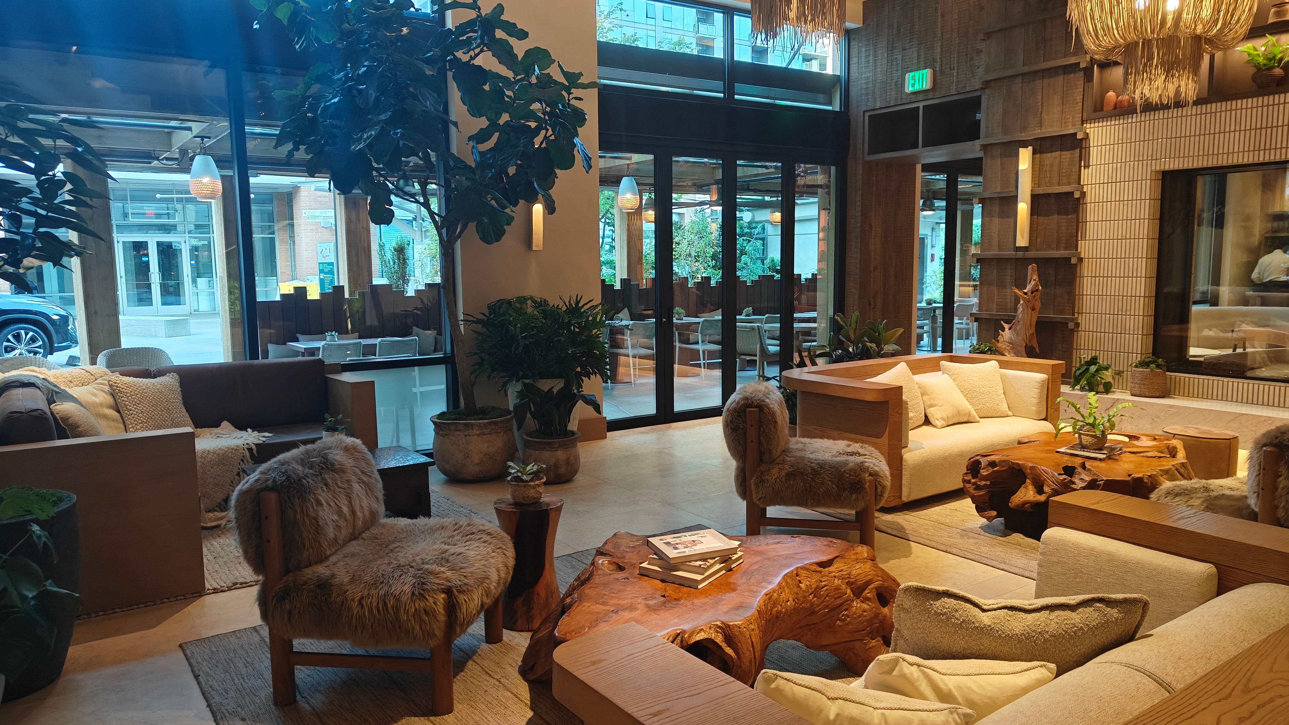 Guests can relax in nature-inspired surroundings