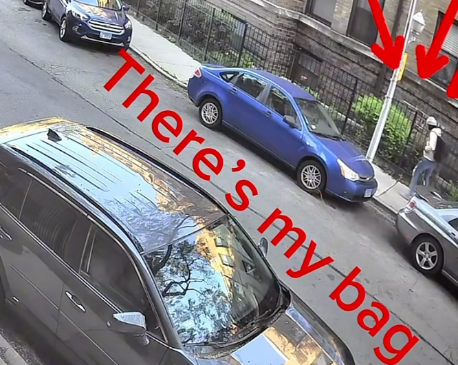 Buchholtz claims the alleged suspect also stole his backpack from the property