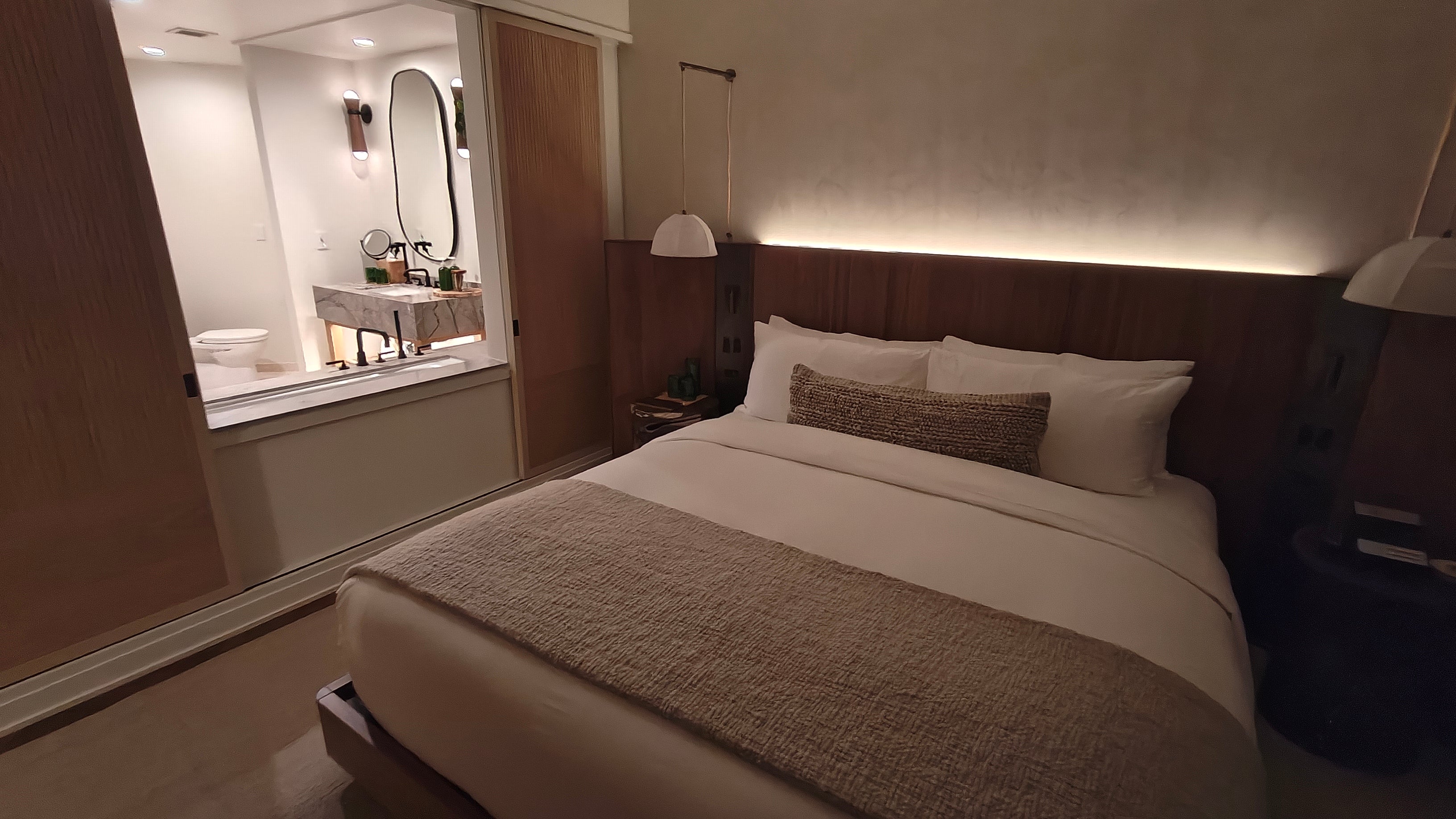 1Hotel Seattle has spacious bedrooms and bathrooms