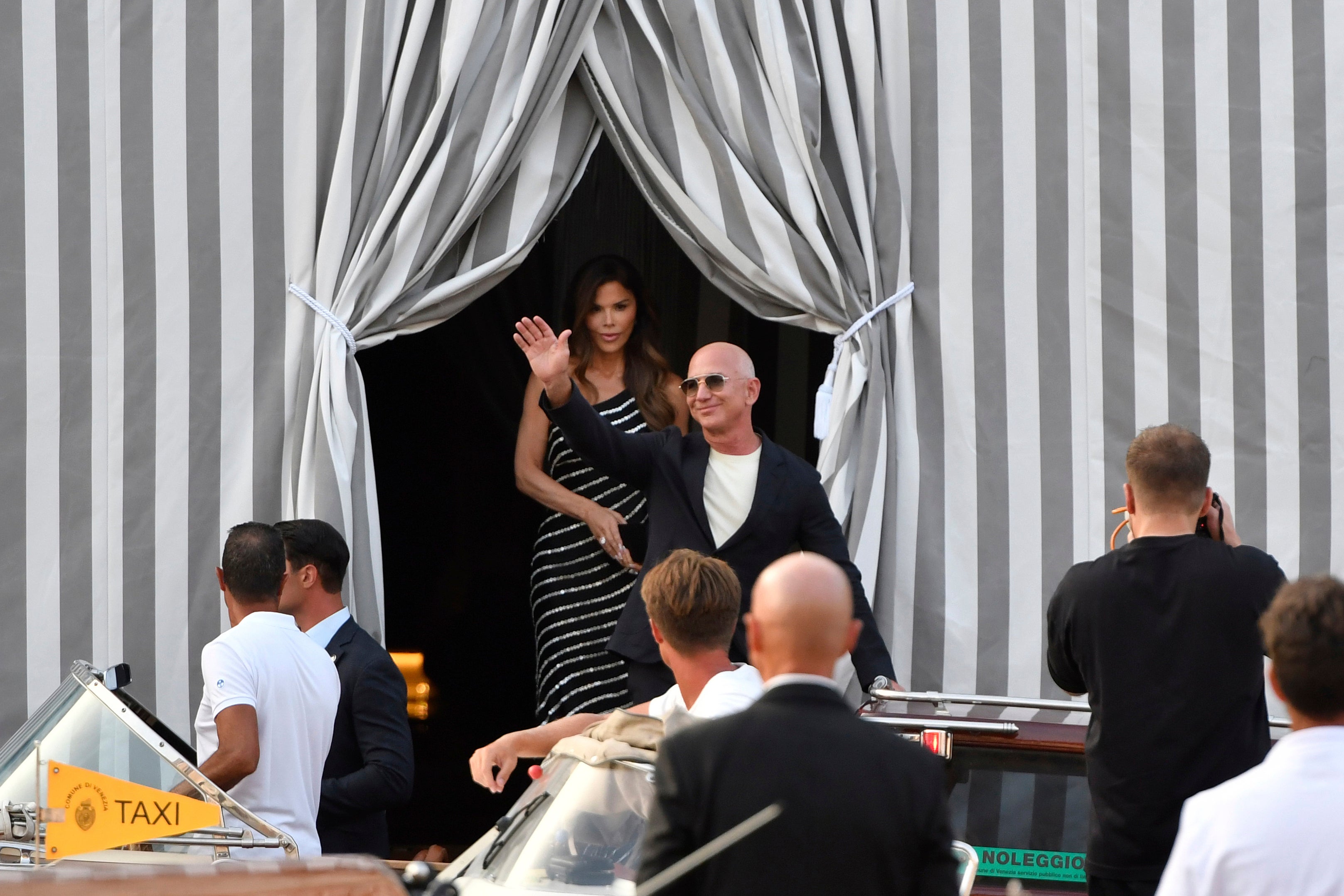 APTOPIX Italy Venice Bezos Wedding