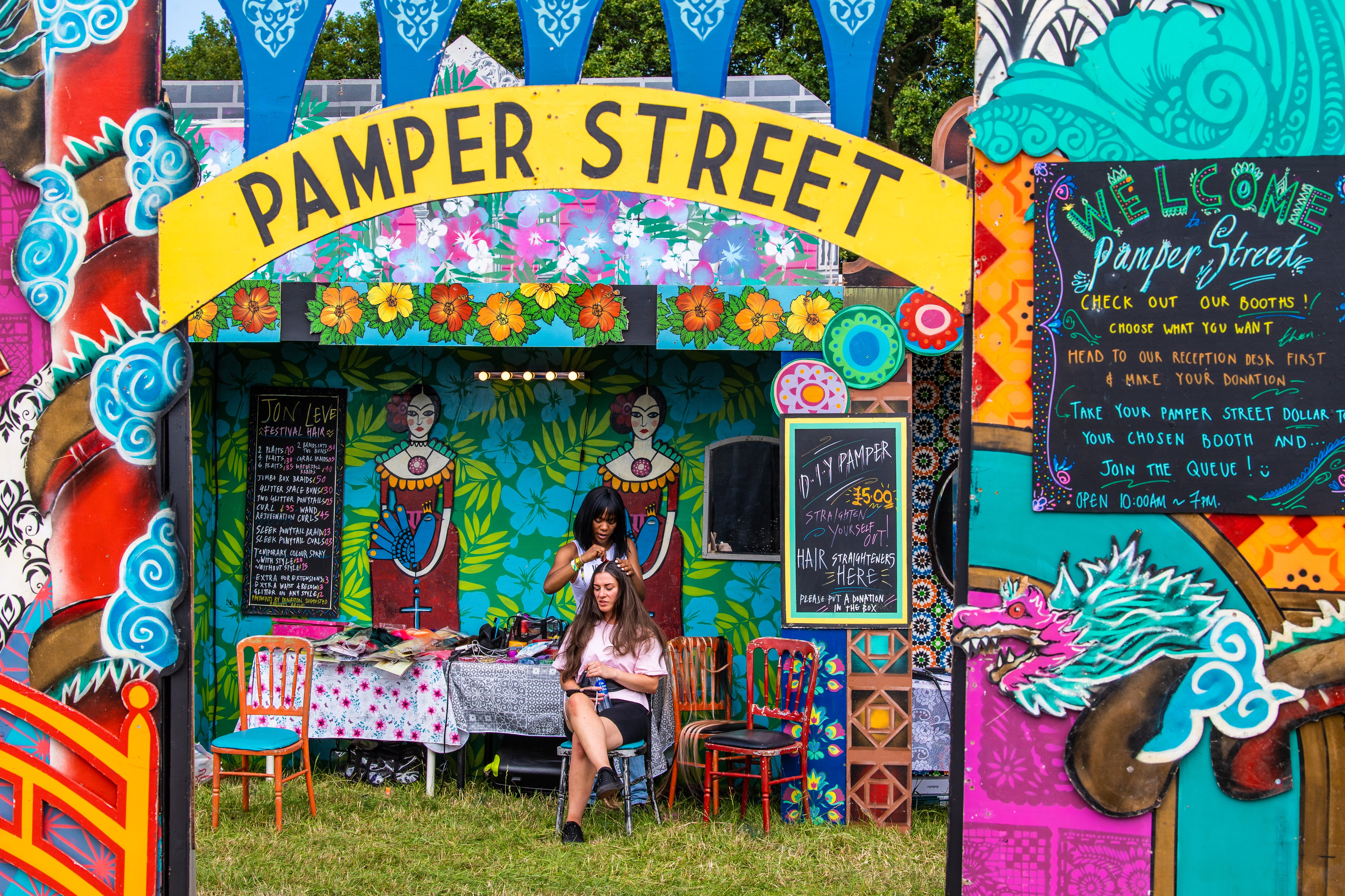 Enjoy a relaxing pamper amid your partying at legendary dance festival Creamfields